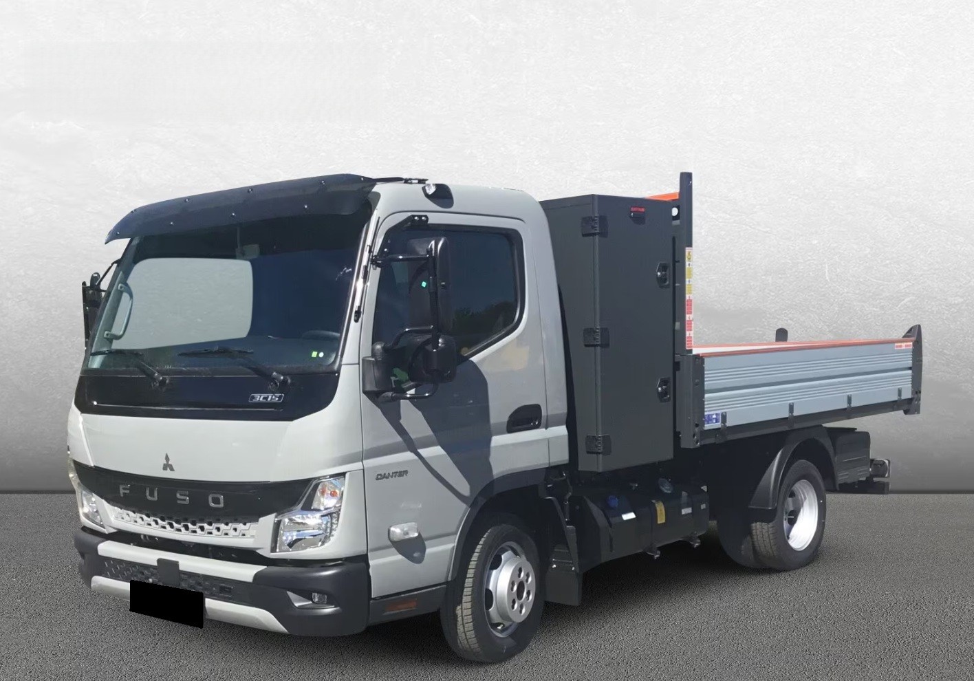 MITSUBISHI Fuso Canter 3C 15 Hinterkipper mit Staubox-image-0