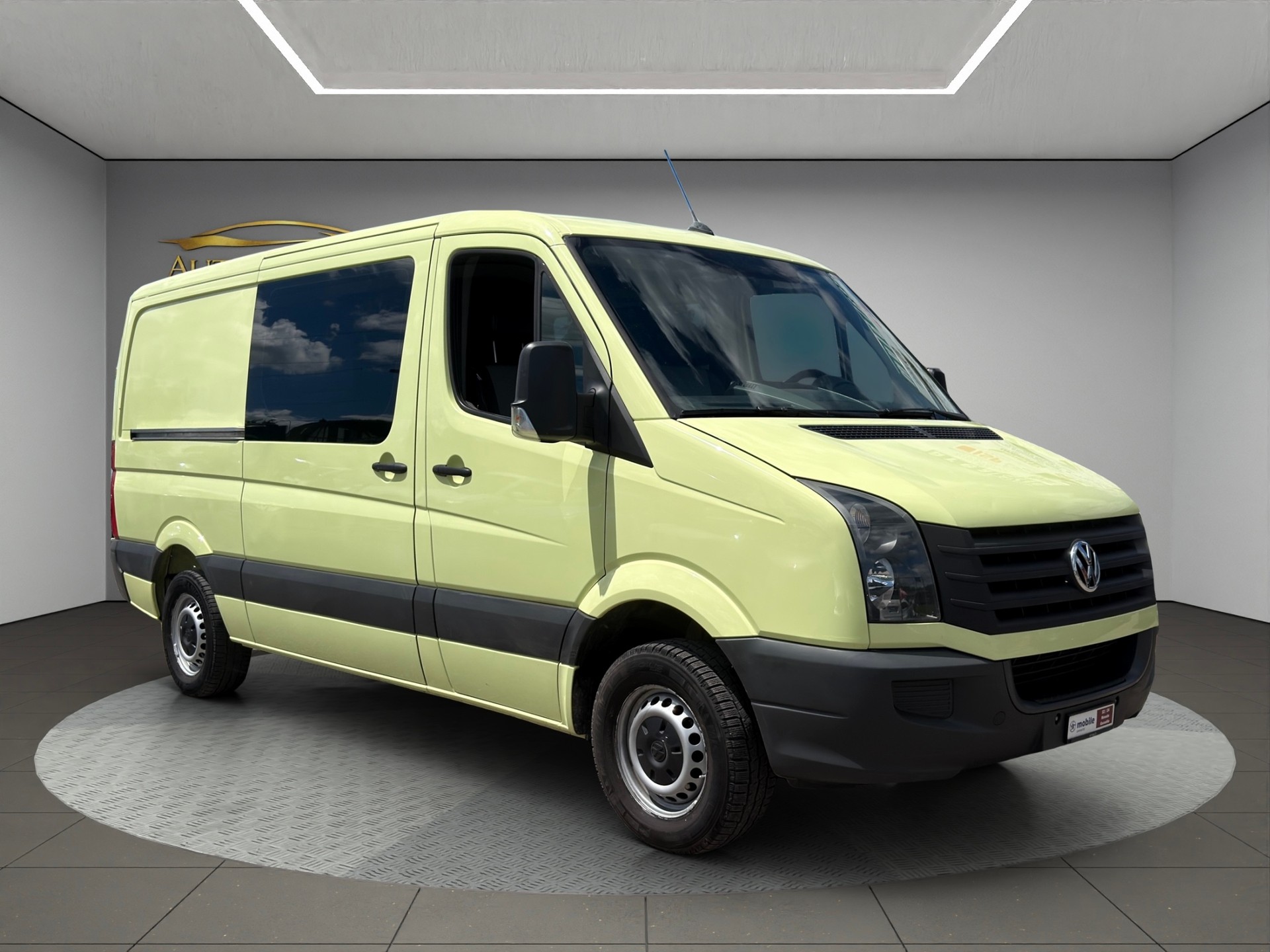 VW Crafter 35 2.0 TDI, 5 Plätze, Navi + Kamera + AHK