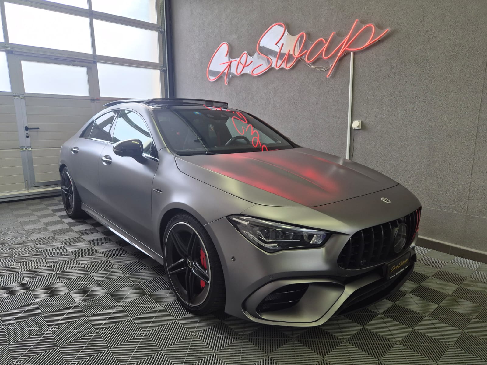 MERCEDES-BENZ CLA 45 S AMG 4Matic+ 8G-DCT *Toit ouvrant *Gris "mat"-image-3