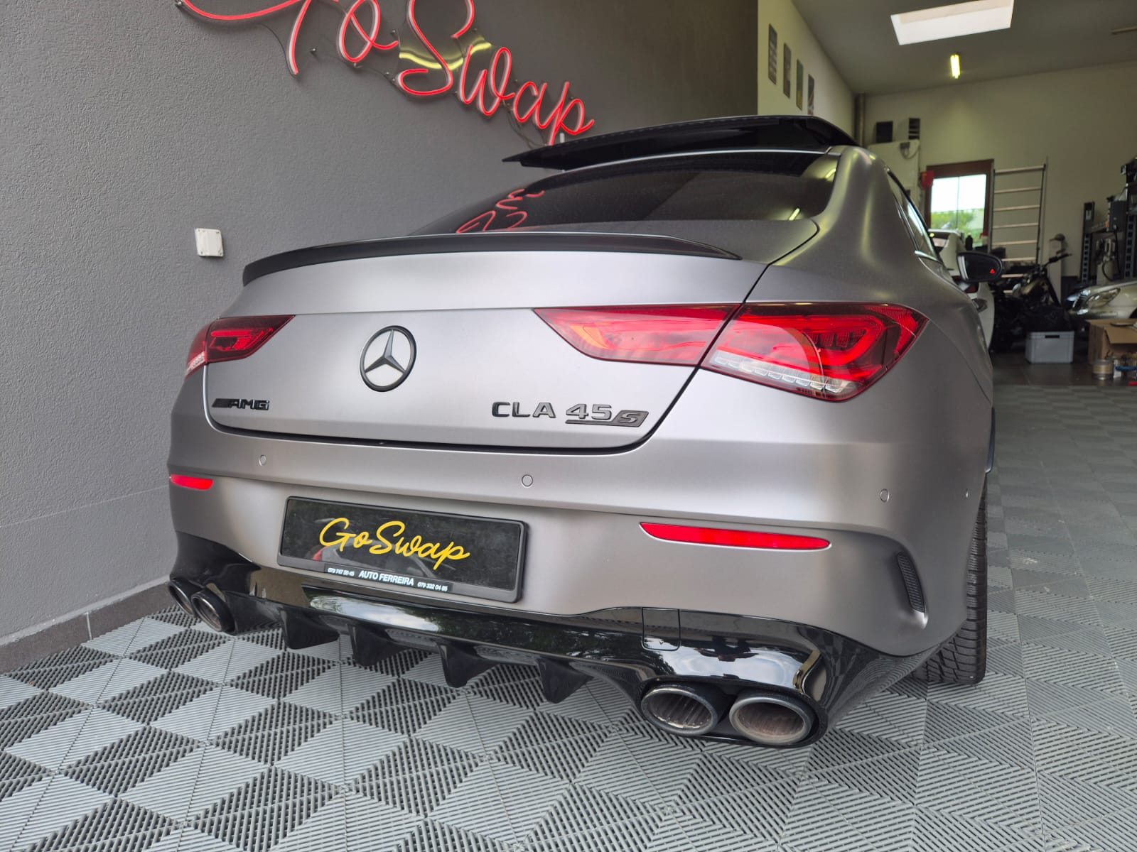 MERCEDES-BENZ CLA 45 S AMG 4Matic+ 8G-DCT *Toit ouvrant *Gris "mat"-image-5