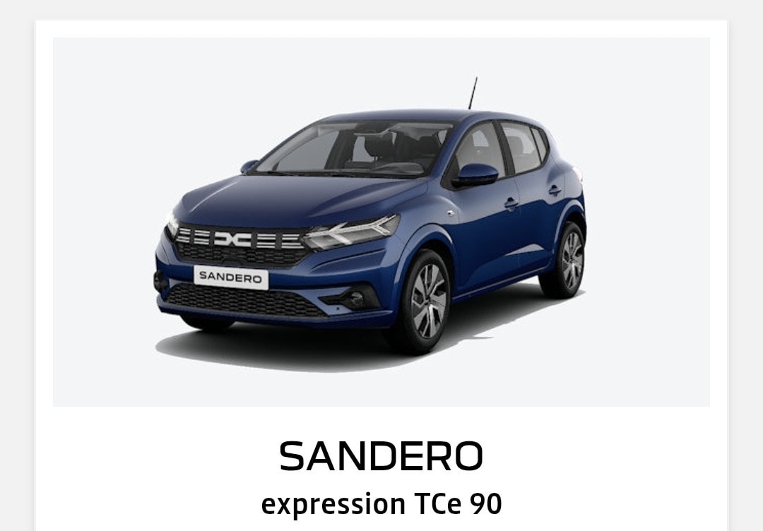 DACIA 1.0 TCe Expression