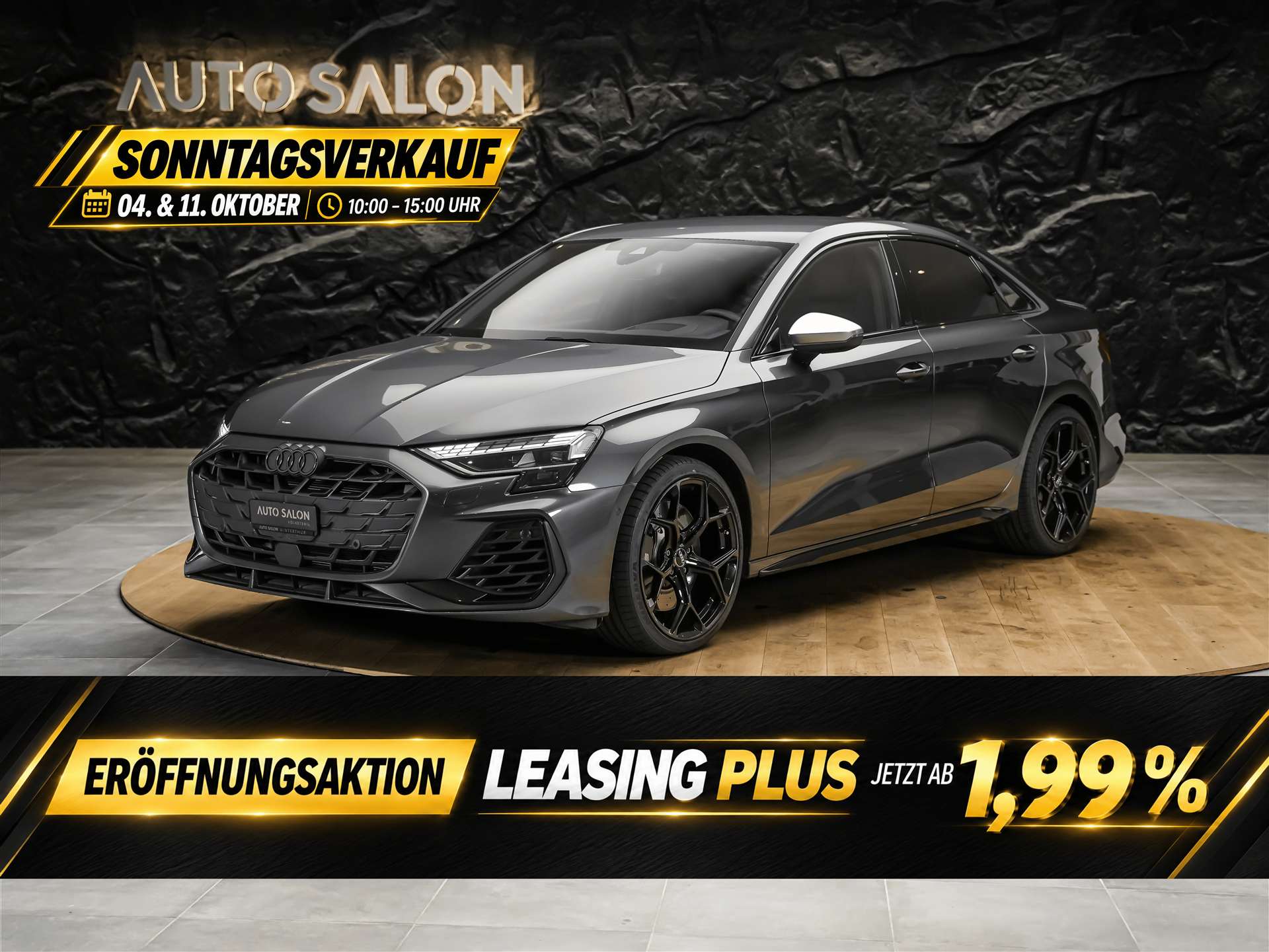 AUDI S3 Limousine TFSI quattro S-tronic *Werksgarantie*Facelift*Head-Up*-image-0