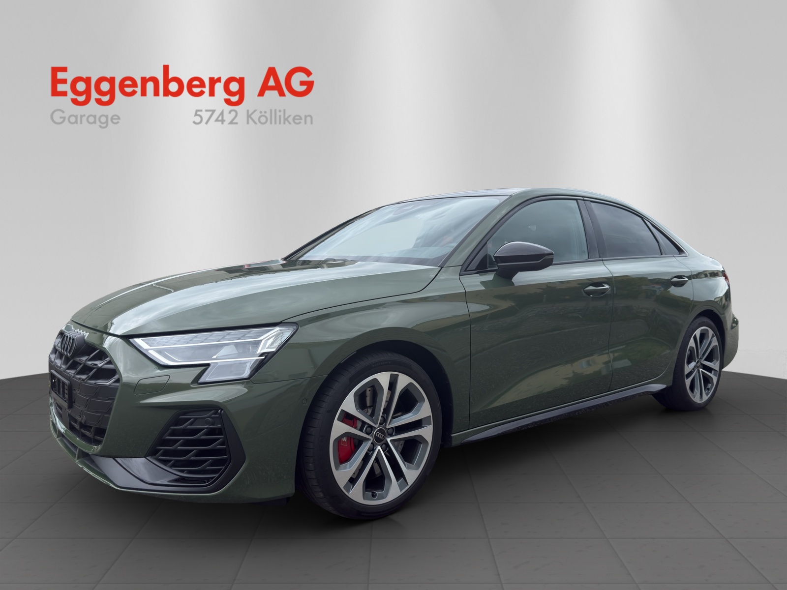 AUDI S3 Limousine TFSI quattro S-tronic, Distriktgrün Metallic-image-0