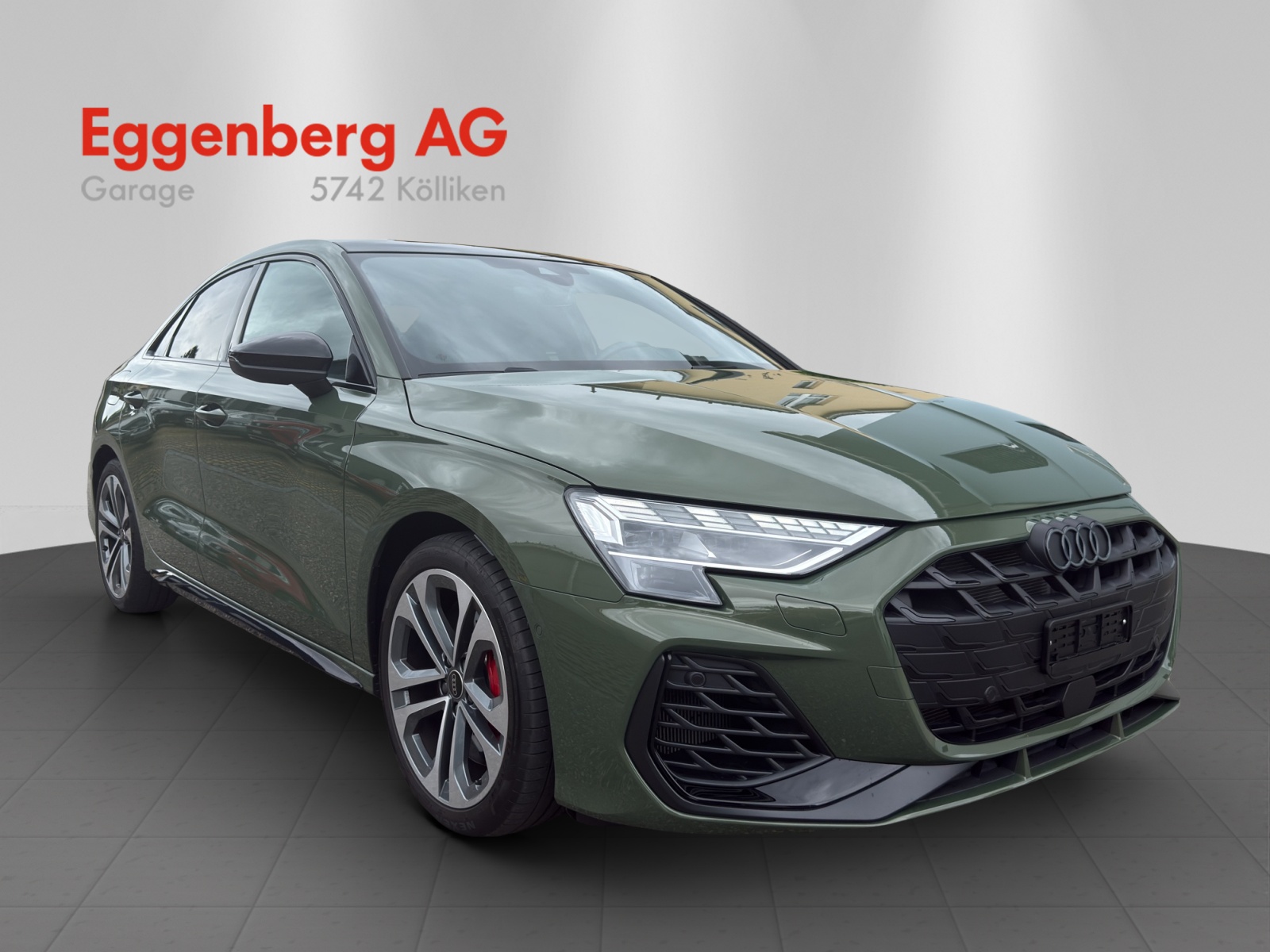 AUDI S3 Limousine TFSI quattro S-tronic, Distriktgrün Metallic-image-6