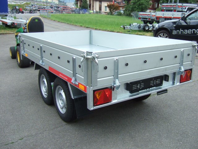 TEMARED Tipper Rückwärtskipper 2'000Kg mit Alubordwänden-image-7