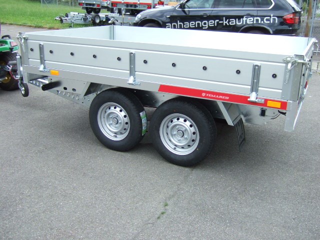 TEMARED Tipper Rückwärtskipper 2'000Kg mit Alubordwänden-image-5