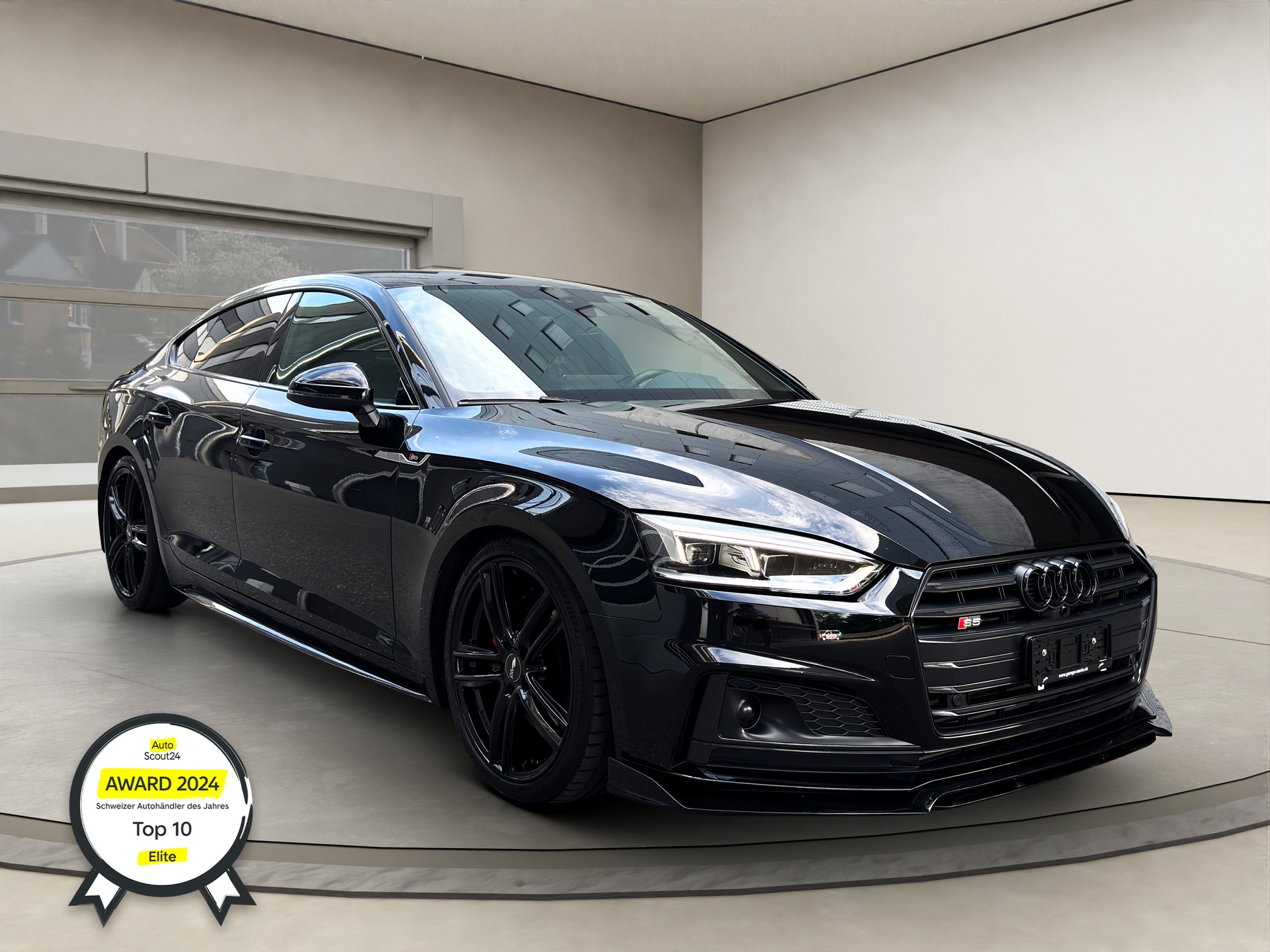 AUDI S5 Sportback 3.0 TFSI quattro tiptronic❗BLACK-EDITION❗✅CH-Fahrzeug & 8-fach bereift✅-image-0