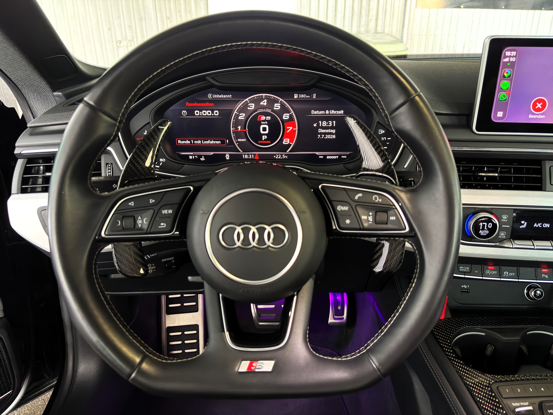 AUDI S5 Sportback 3.0 TFSI quattro tiptronic❗BLACK-EDITION❗✅CH-Fahrzeug & 8-fach bereift✅-image-13