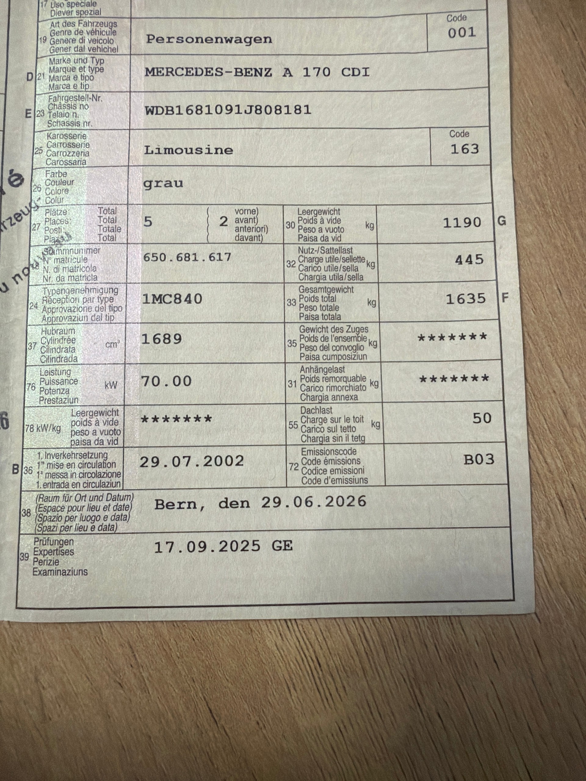 MERCEDES-BENZ A 170 L CDI Elégance-image-13