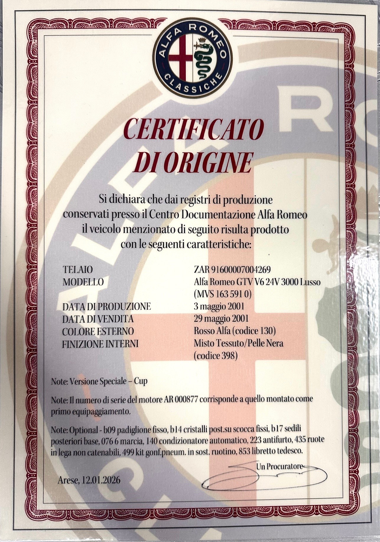 ALFA ROMEO GTV 3.0 V6 24V Cup-image-20