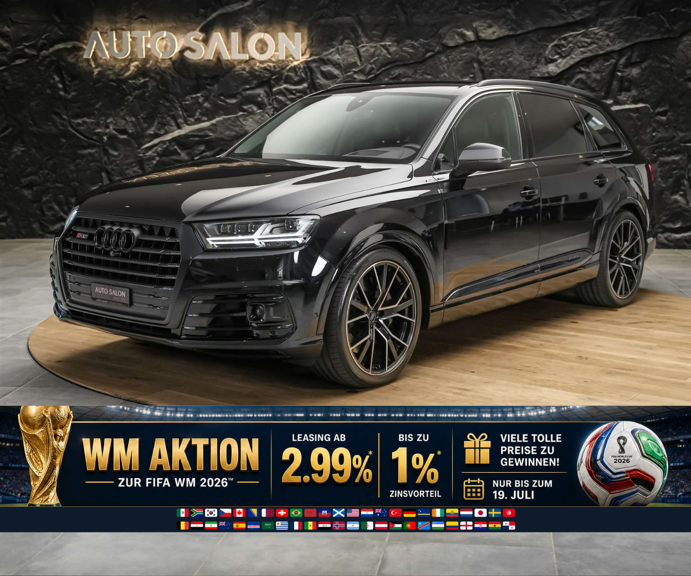 AUDI SQ7 4.0 TDI quattro tiptronic *7 Sitze*22" Felgen*Head-Up*Nachtsicht*
