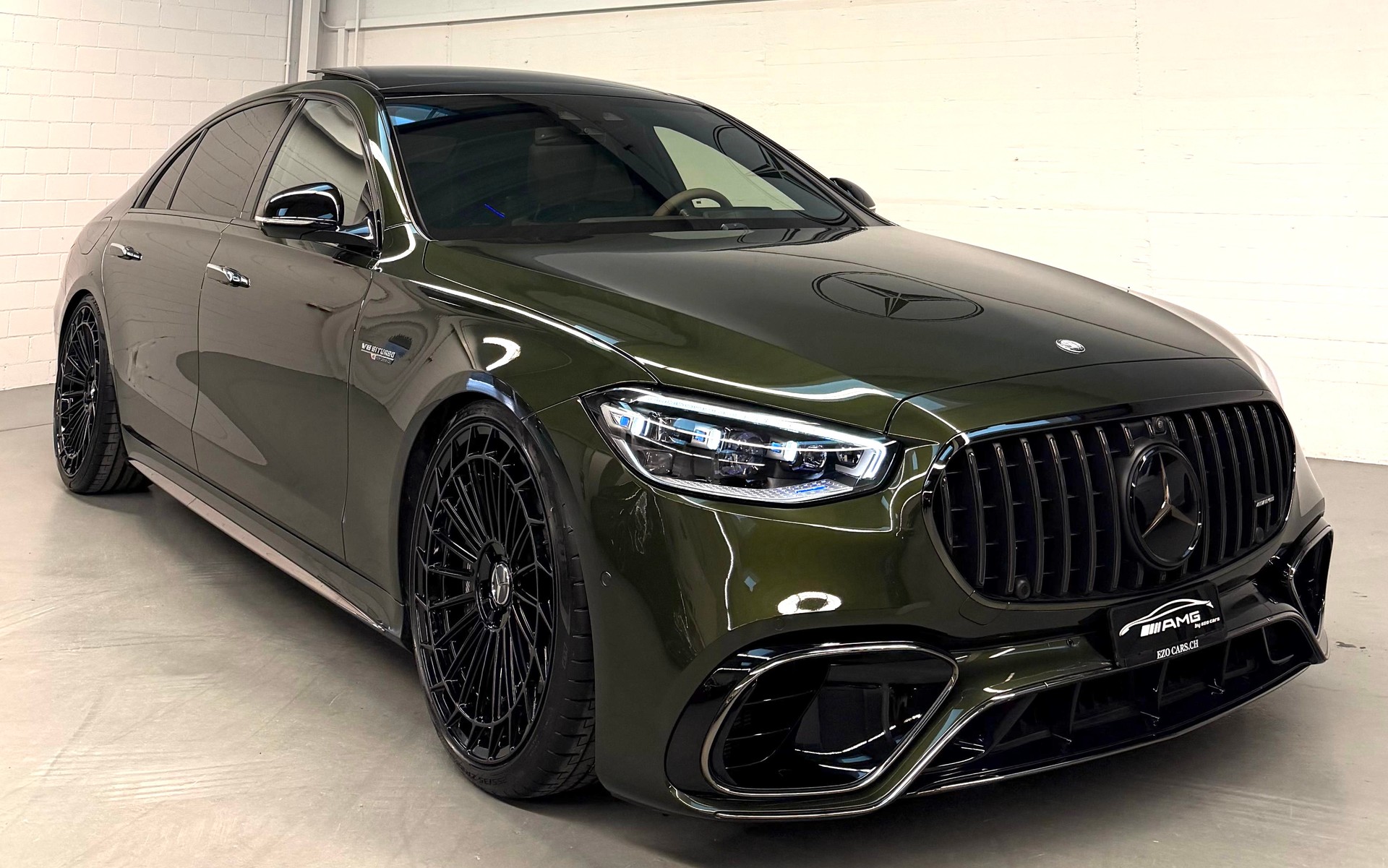 MERCEDES-BENZ S 63 AMG Lang Limited Green & Black Manufaktur E Performance 4Matic Einzelstück 802PS mit Gratisservice & Garantie-image-5