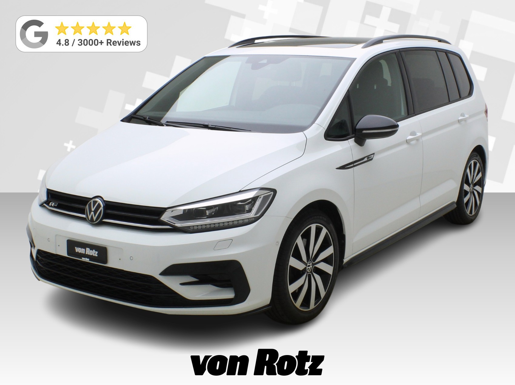 VW Touran 1.5 TSI DSG R-Line Black Style **VW Werksgarantie bis 12/2030**-image-0