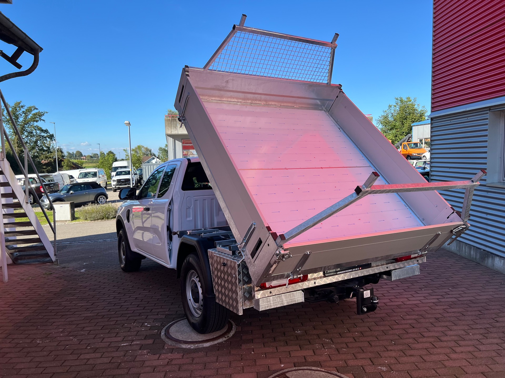 FORD Ranger XL 2.0 Eco Blue Chassis 4x4 / 3 Seiten Kipper-image-10