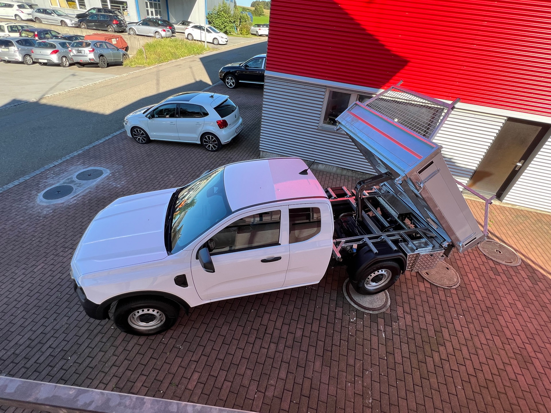 FORD Ranger XL 2.0 Eco Blue Chassis 4x4 / 3 Seiten Kipper-image-1