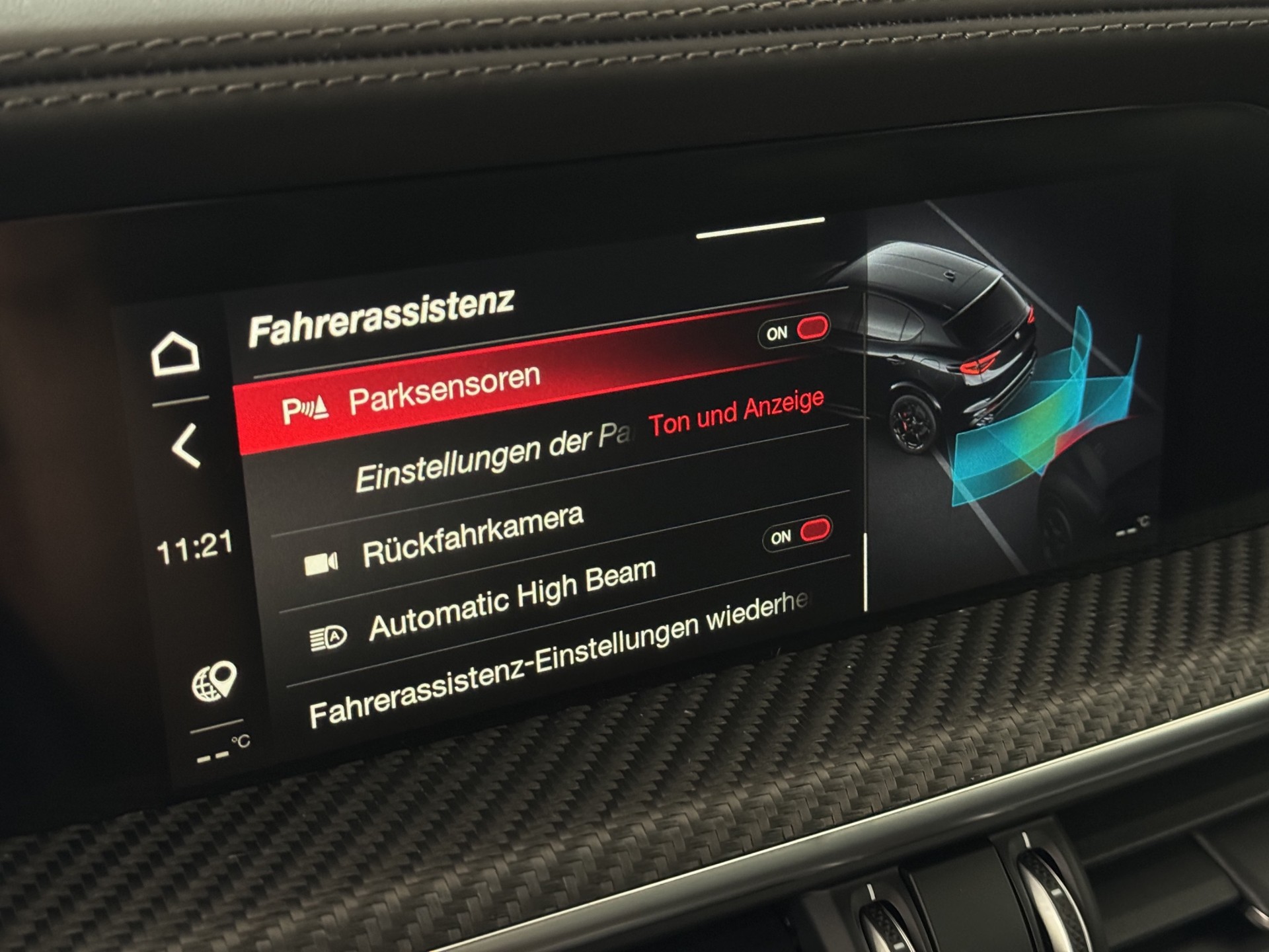ALFA ROMEO Stelvio 2.9 V6 Quadrifoglio Sky Q4 AT8 "Panodach-Verde Montreal"-image-23