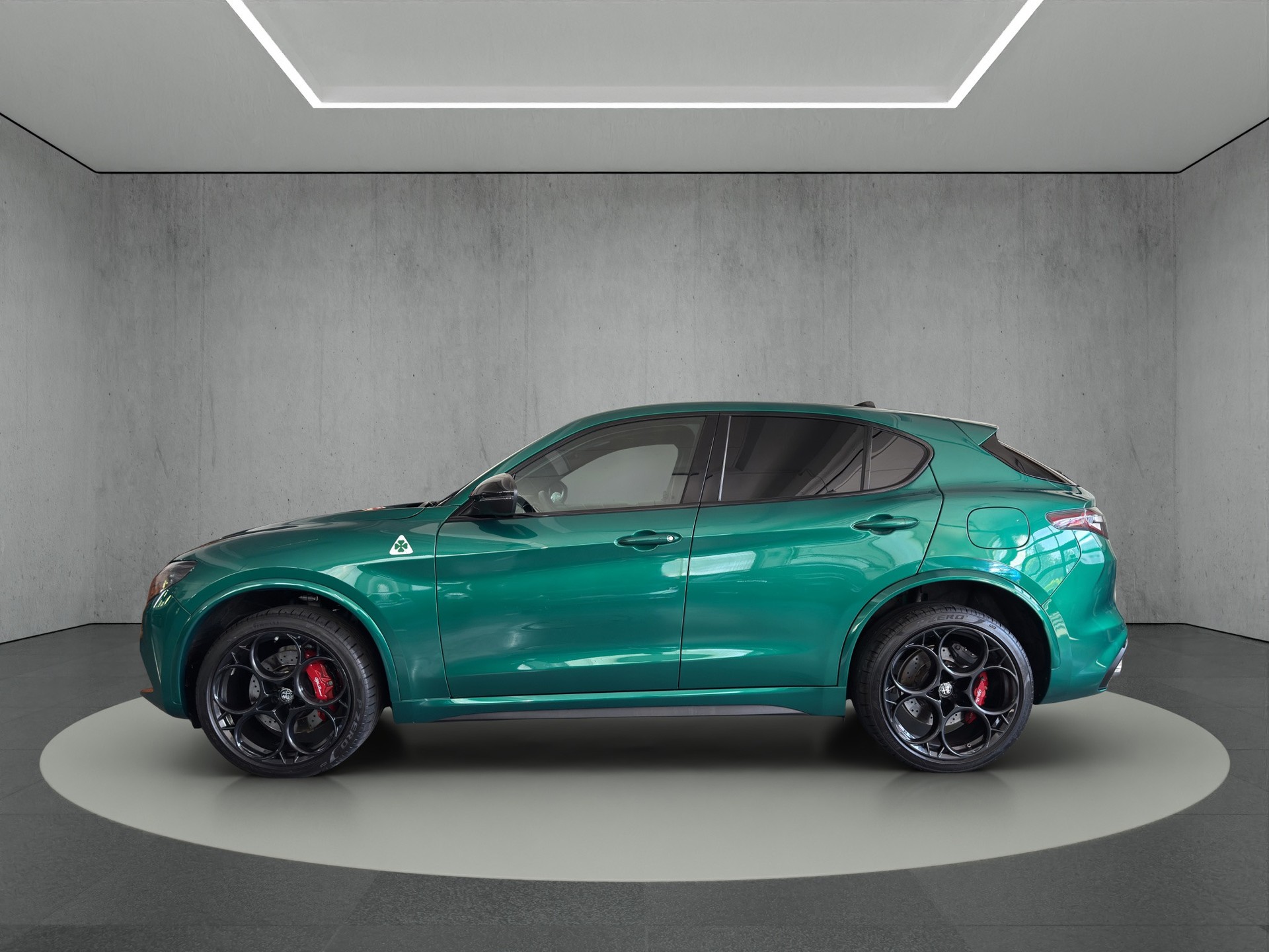 ALFA ROMEO Stelvio 2.9 V6 Quadrifoglio Sky Q4 AT8 "Panodach-Verde Montreal"-showroom-element-2