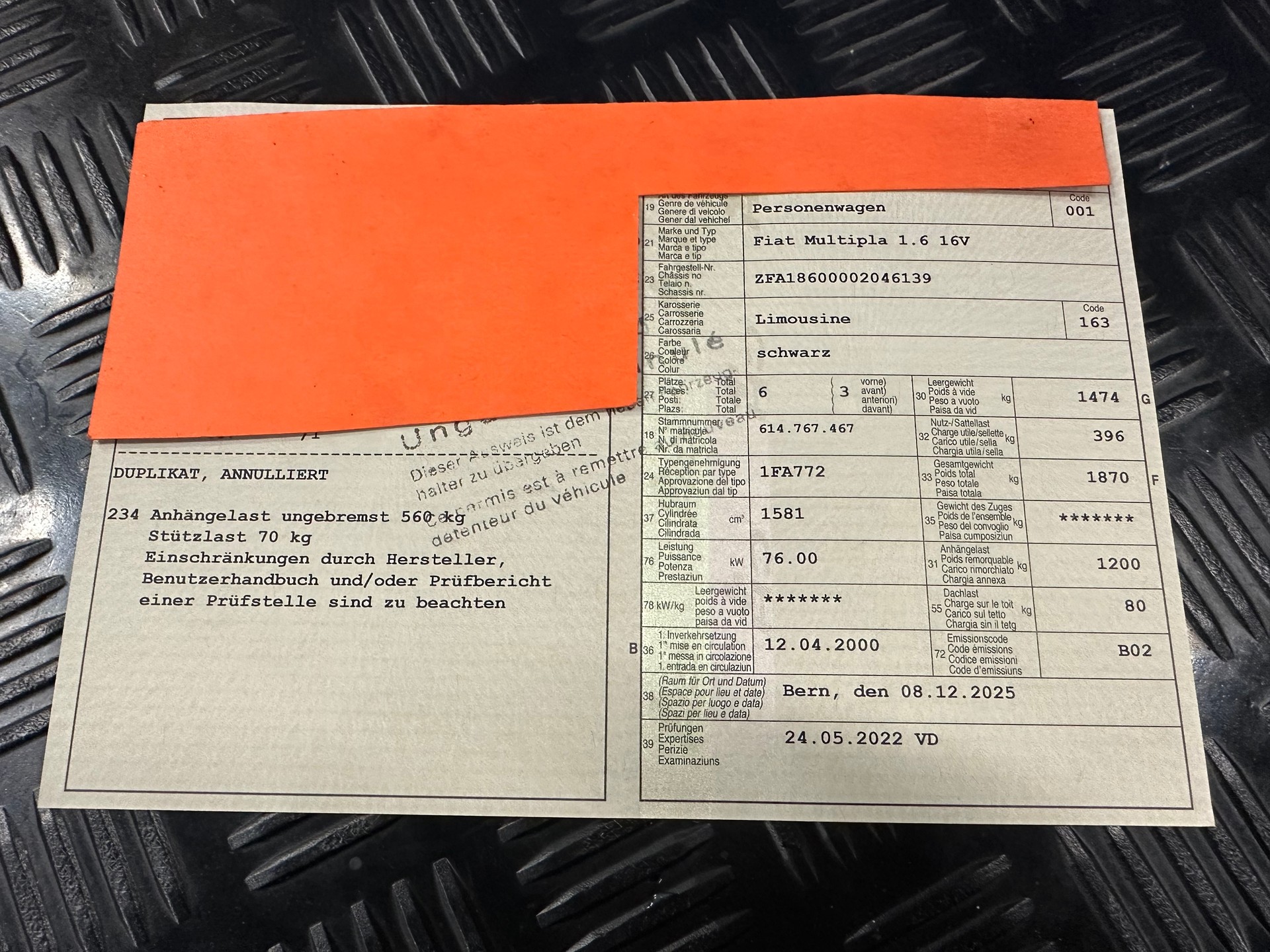 FIAT Multipla 1.6 16V ELX FIXPREIS-image-19