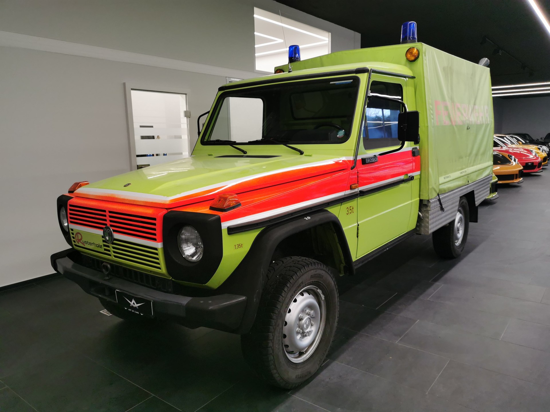 PUCH Mercedes G 230 GE G Klasse FEUERWEHR G-WAGON Professional PUR EDITION. 🇨🇭-image-2