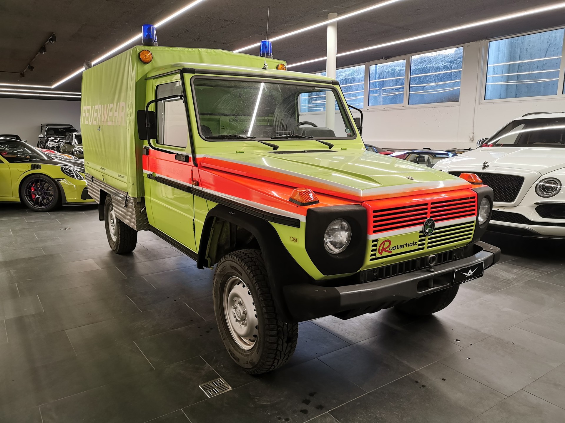 PUCH Mercedes G 230 GE G Klasse FEUERWEHR G-WAGON Professional PUR EDITION. 🇨🇭