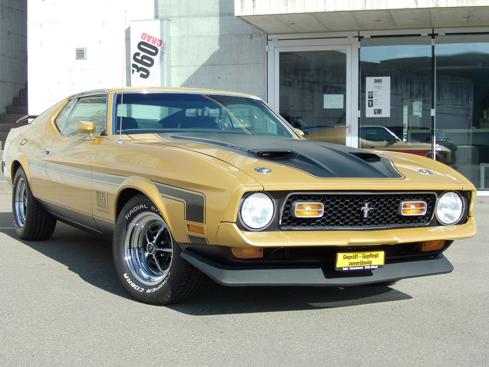 FORD Ford Mustang Mach1 351er 5.7 Liter V8. Motor (266 HP. Q-Motor Code) mit 4 Lochvergaser. C6 Automatic-image-1