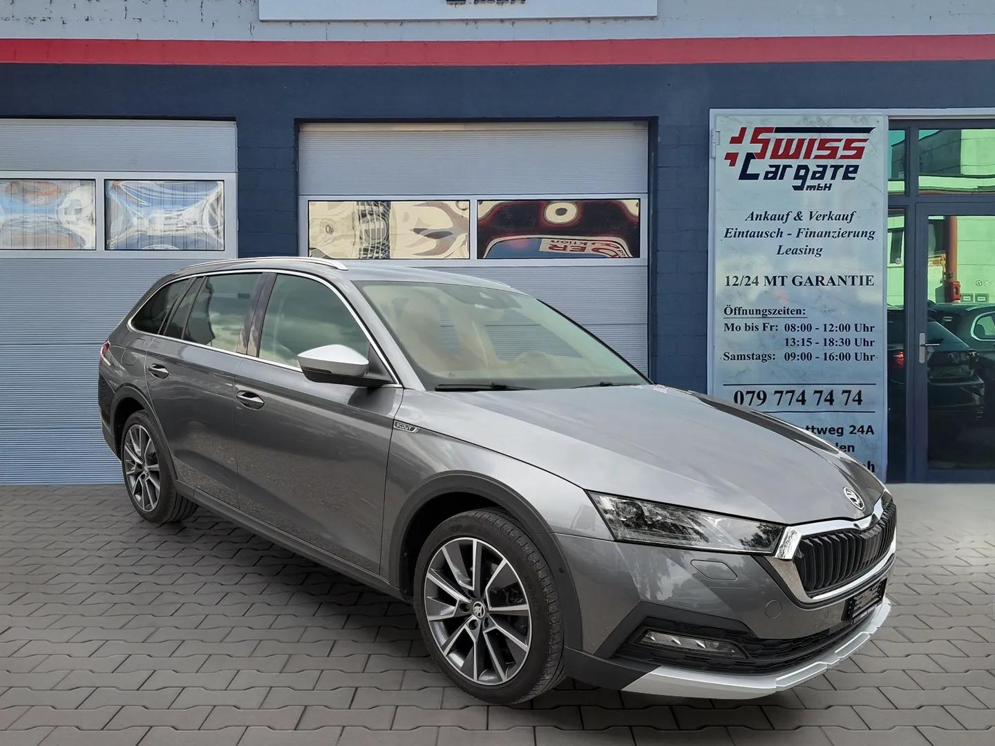 SKODA Octavia Combi 2.0 TDI DSG Scout 4x4 mit AHK-image-1
