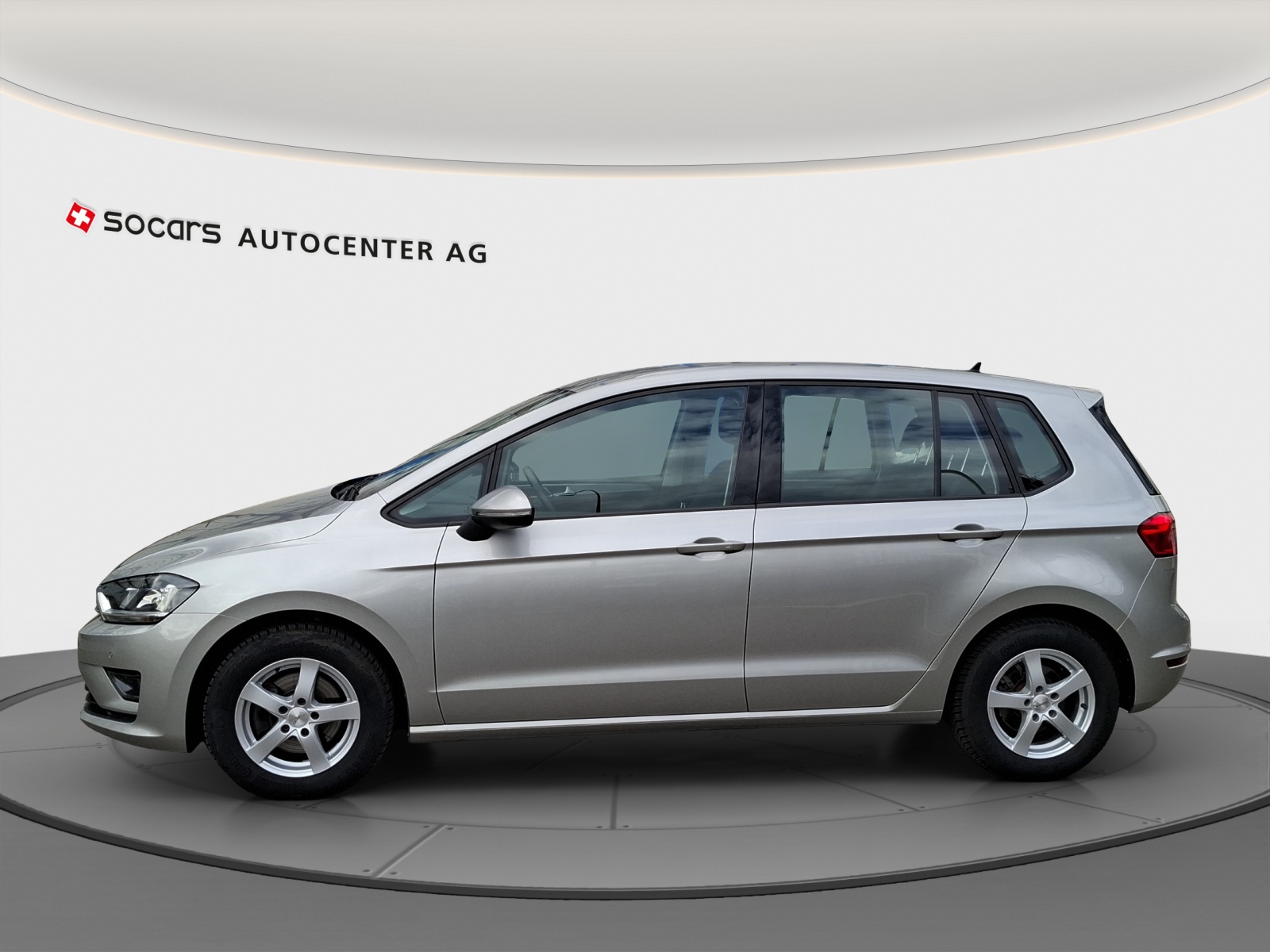 VW Golf Sportsvan 1.6 TDI Comfortline DSG // Anhängerkupplung // 8-fach Aluminiumbereift-image-5