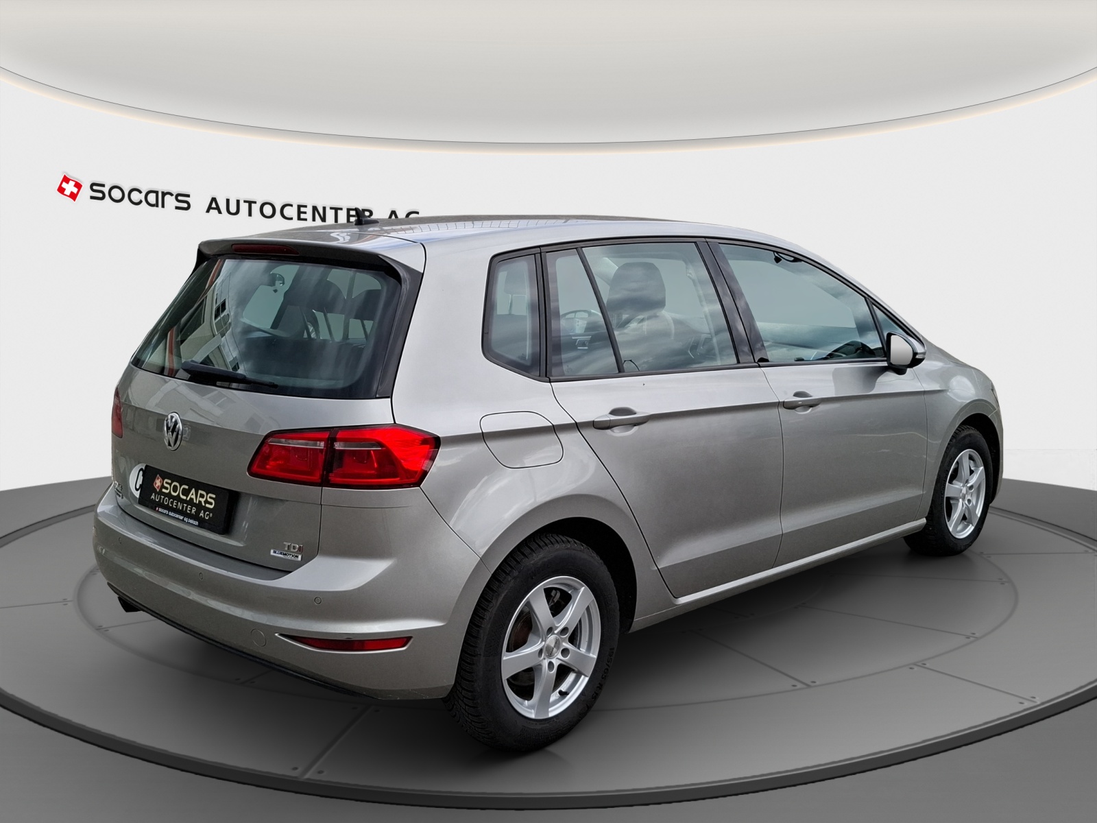VW Golf Sportsvan 1.6 TDI Comfortline DSG // Anhängerkupplung // 8-fach Aluminiumbereift-image-2