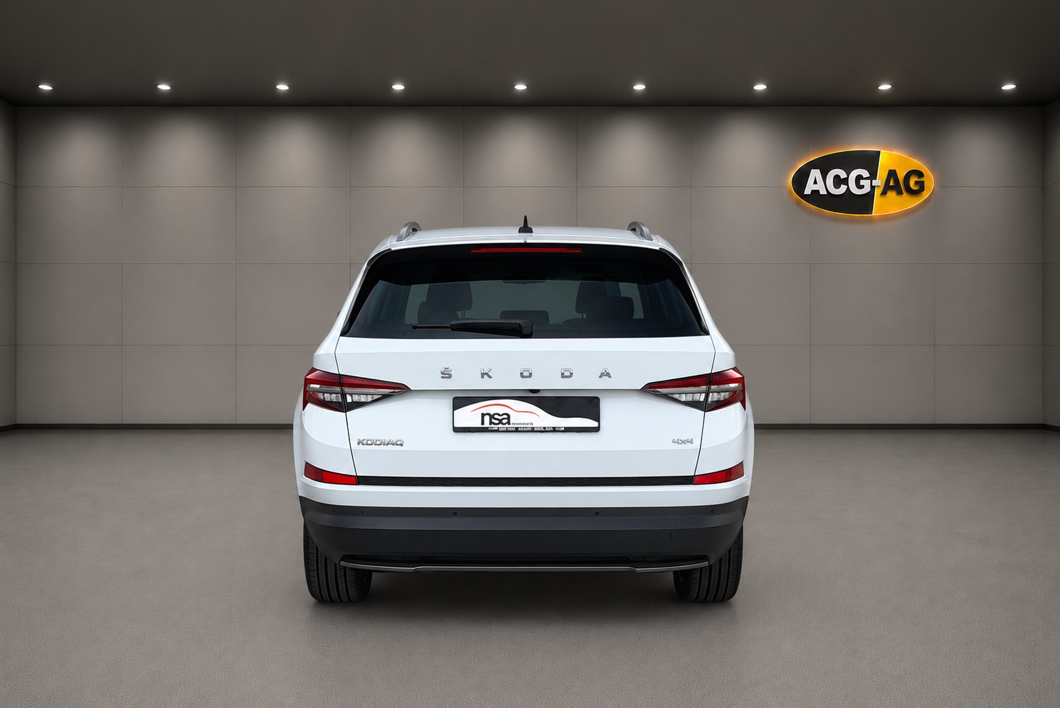 SKODA Kodiaq 2.0 TDI CR Ambition 4x4 DSG ** Teil-Leder ** Gr-Navi ** RF-Kamera ** Panorama-Glasdach ** Anh-Kupplung ** Ab MFK **-image-4