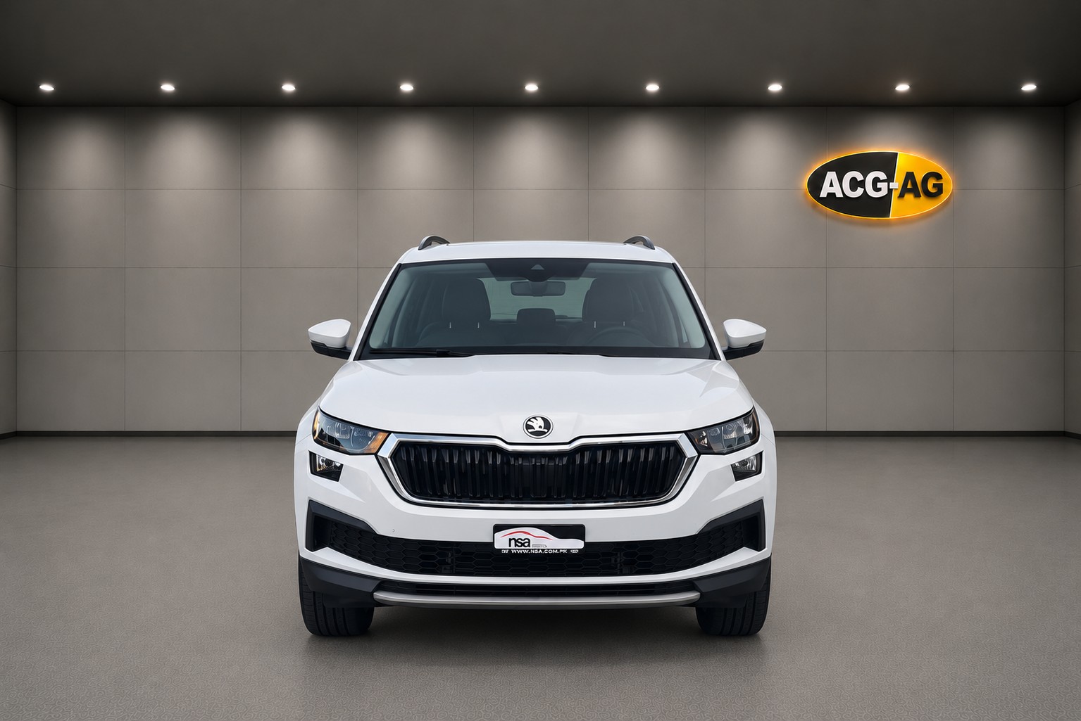 SKODA Kodiaq 2.0 TDI CR Ambition 4x4 DSG ** Teil-Leder ** Gr-Navi ** RF-Kamera ** Panorama-Glasdach ** Anh-Kupplung ** Ab MFK **-image-1