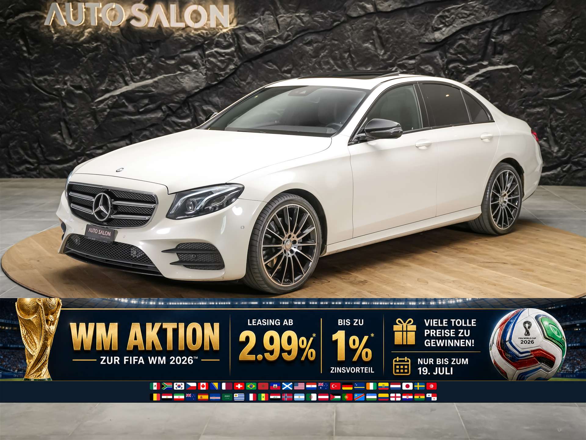 MERCEDES-BENZ E 220 d AMG Line 9G-Tronic *Panorama*Sitzheizung*Rückfahrkamera*-image-0