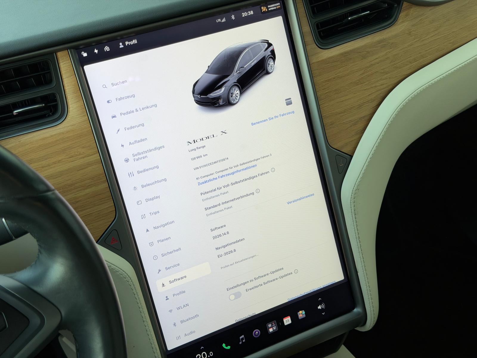 TESLA Model X Maximale-Reichweite * Raven *-image-16