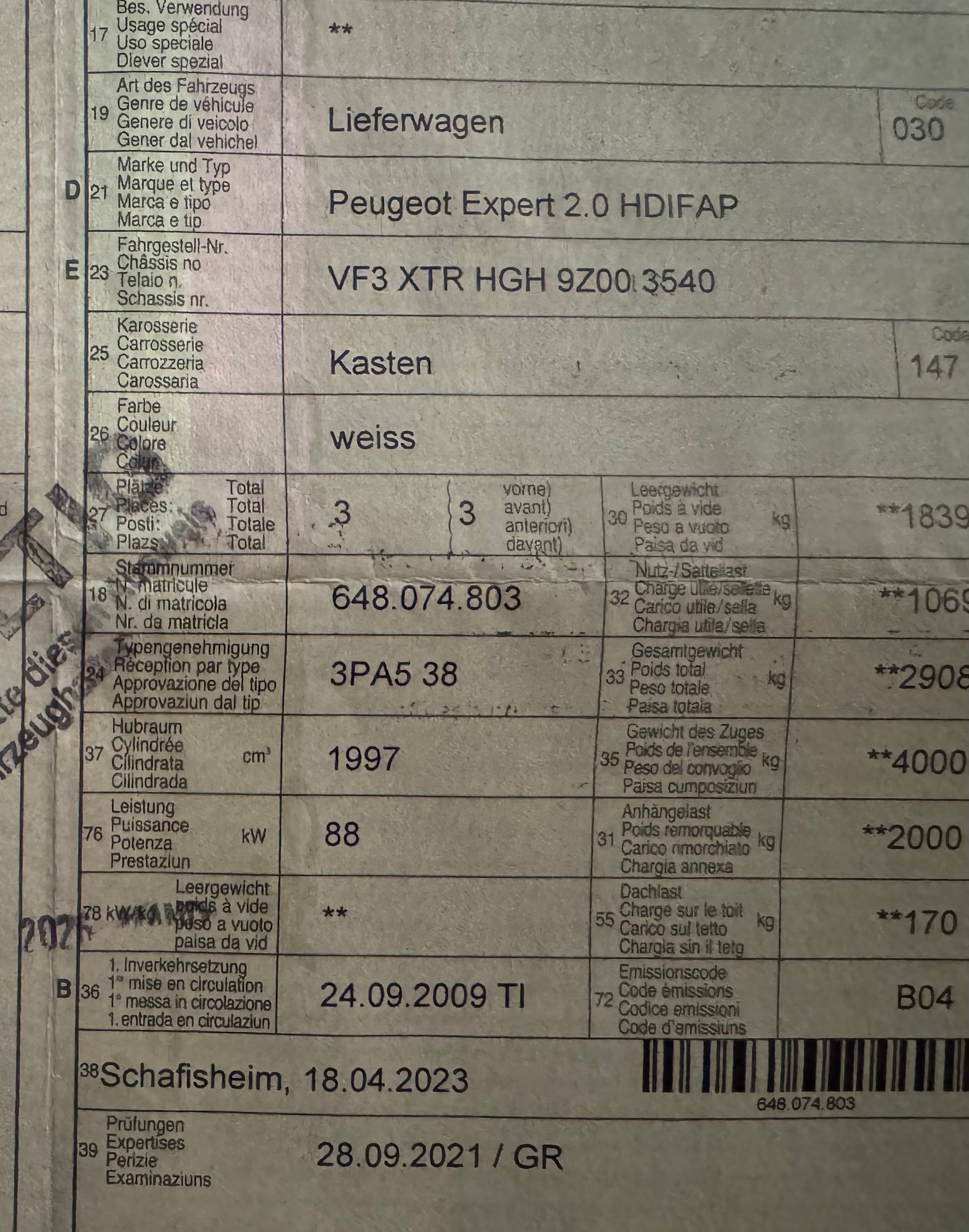 PEUGEOT Expert 2.0 HDi 229 L1H1-image-11