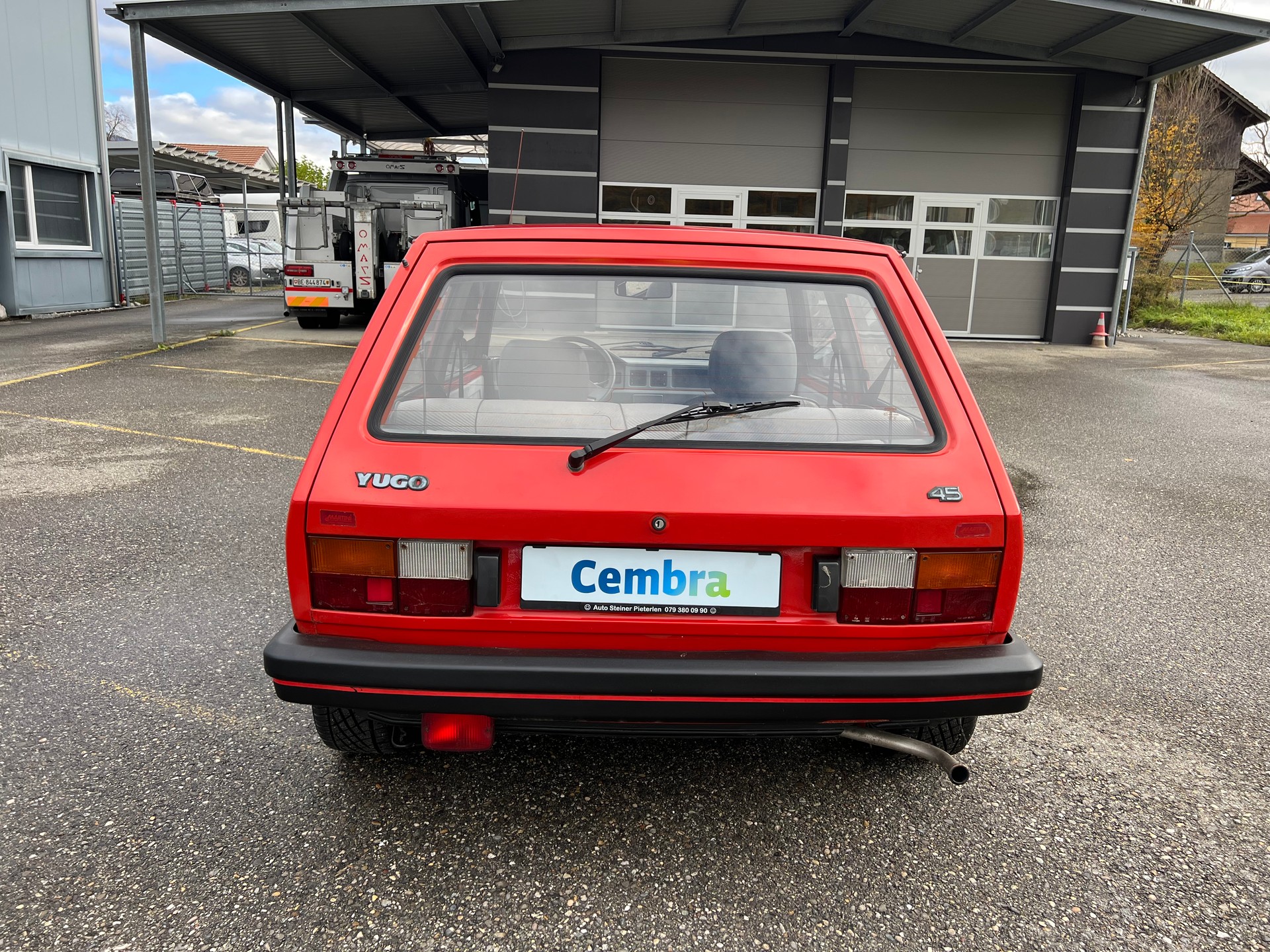 ZASTAVA "YUGO 45" MIT DEUTSCHEN PAPIERE. 13.20 A PAPIERE. SPORT ALU FELGEN. LÄUFT PERFEKT. 40 PS. BENZIN. "BLICKFANG" !!! 8`900.--image-7