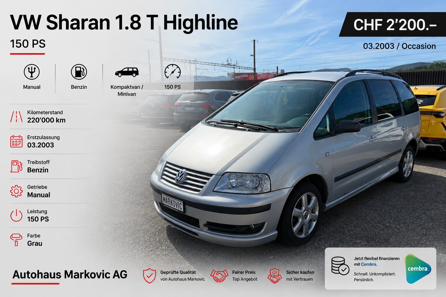 VW Sharan 1.8 T Highline-image-0