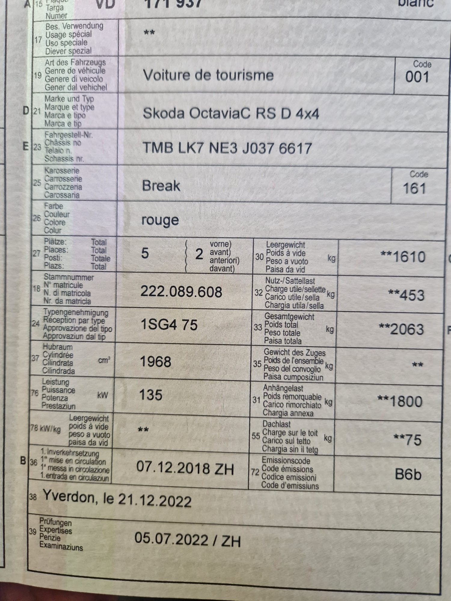SKODA Octavia 2.0 TDI RS 4x4 DSG-image-0