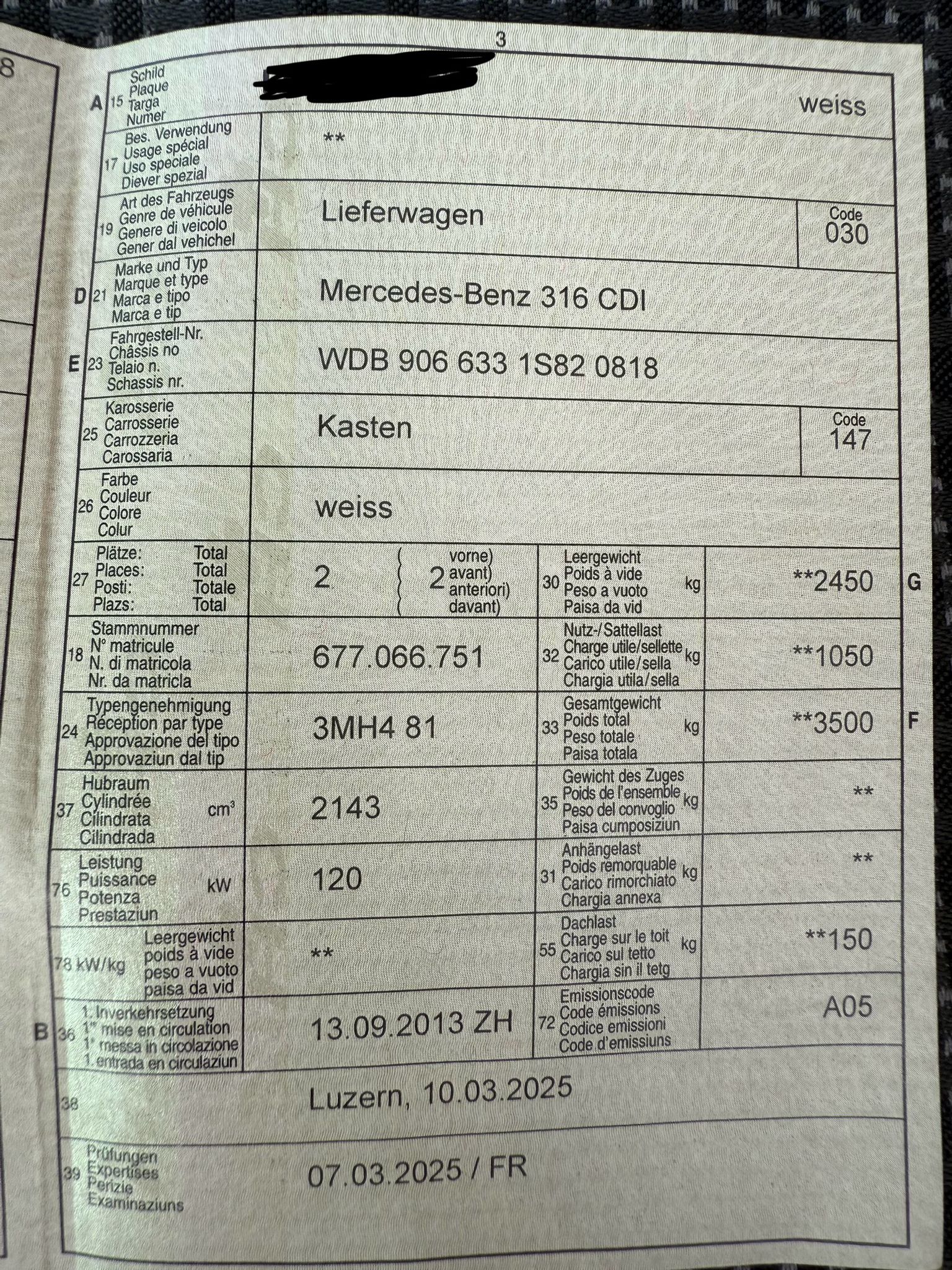 MERCEDES-BENZ Sprinter 316 CDI Standard-image-9