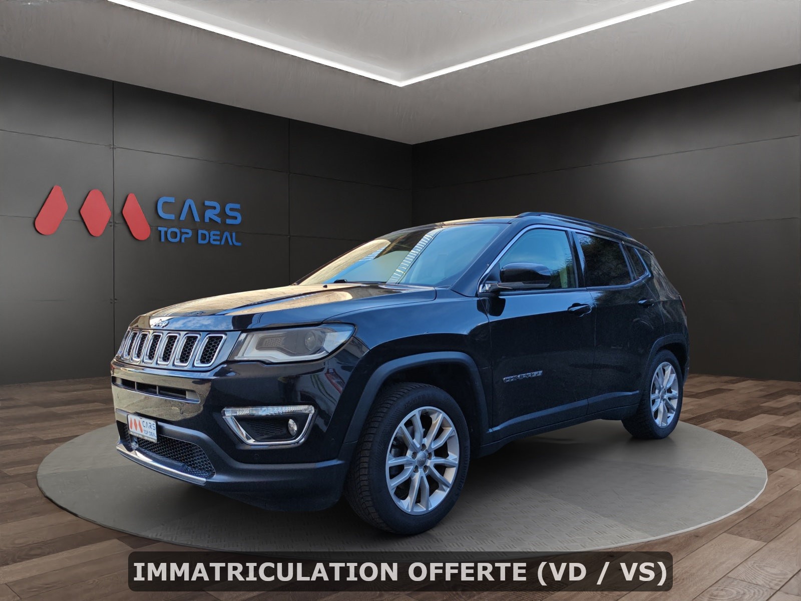 JEEP Compass 4x2 1.3 Turbo Limited DKG [Expertise du jour + Garantie 12 mois + Service & Immat. Offerts]-image-0