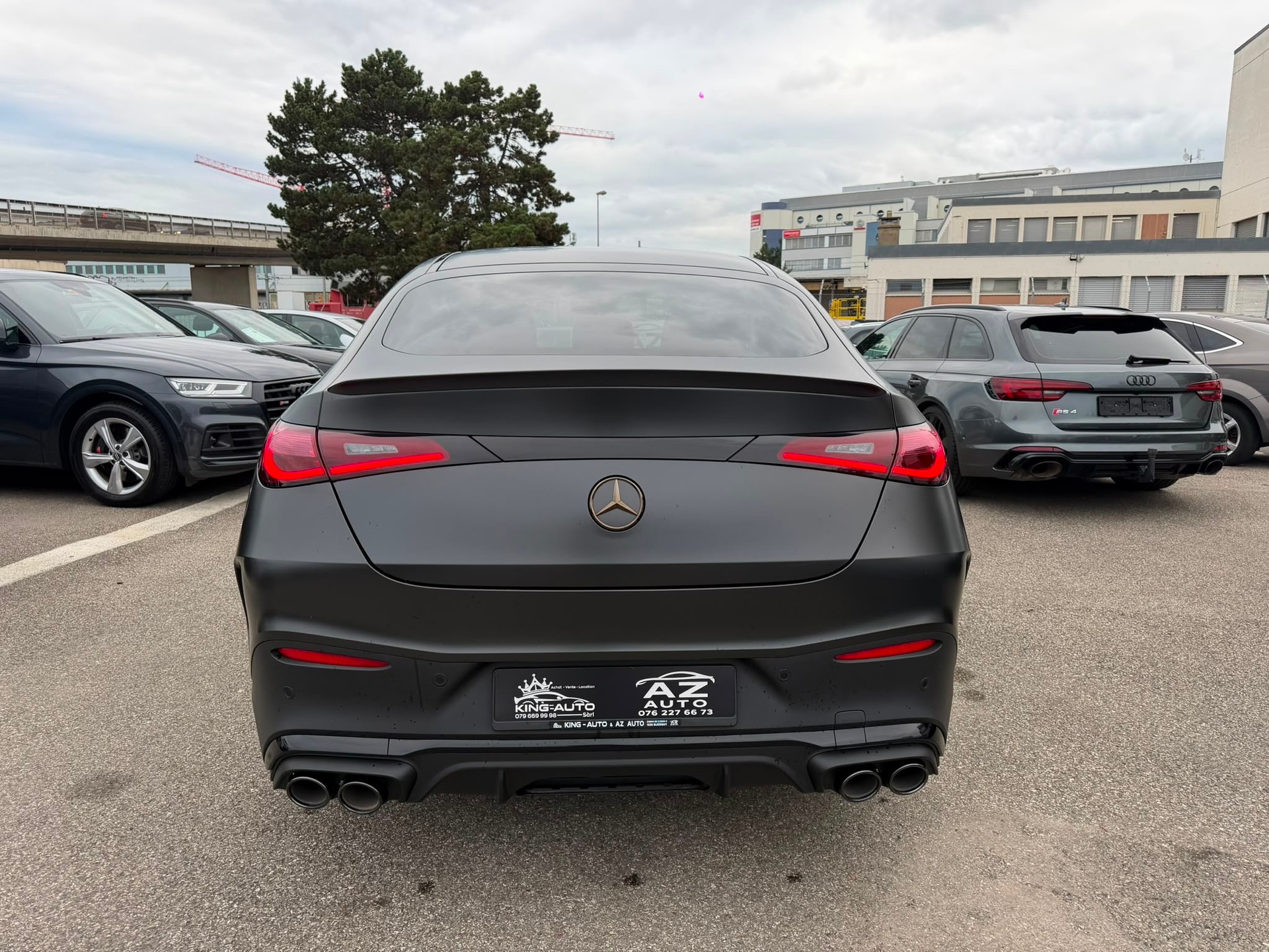 MERCEDES-BENZ GLC Coupé 43 AMG 4Matic 9G-Tronic FULL Gris MAT Couleur d’origine 🇨🇭-image-4
