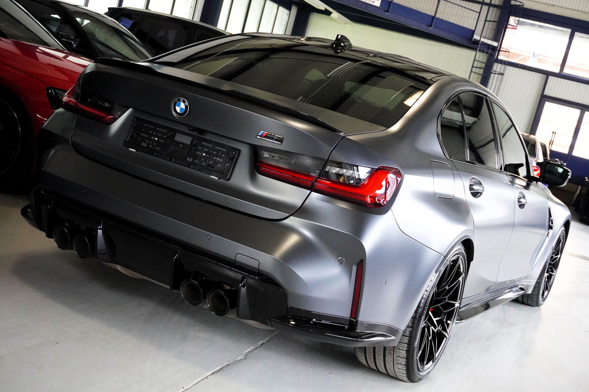 BMW M3 Competition M xDrive // Frozen Dark Grey //-image-7