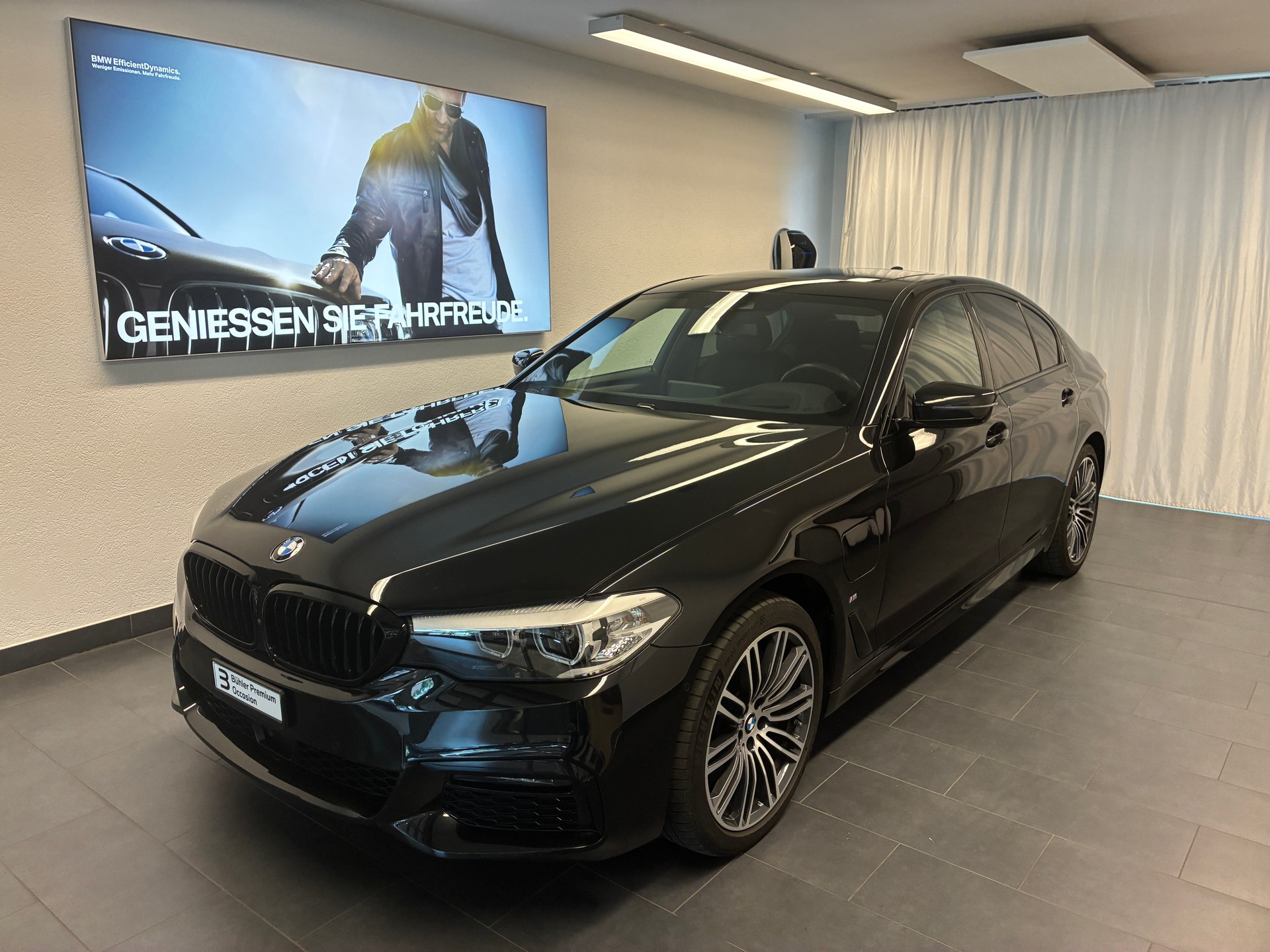 BMW 530e xDrive paddles