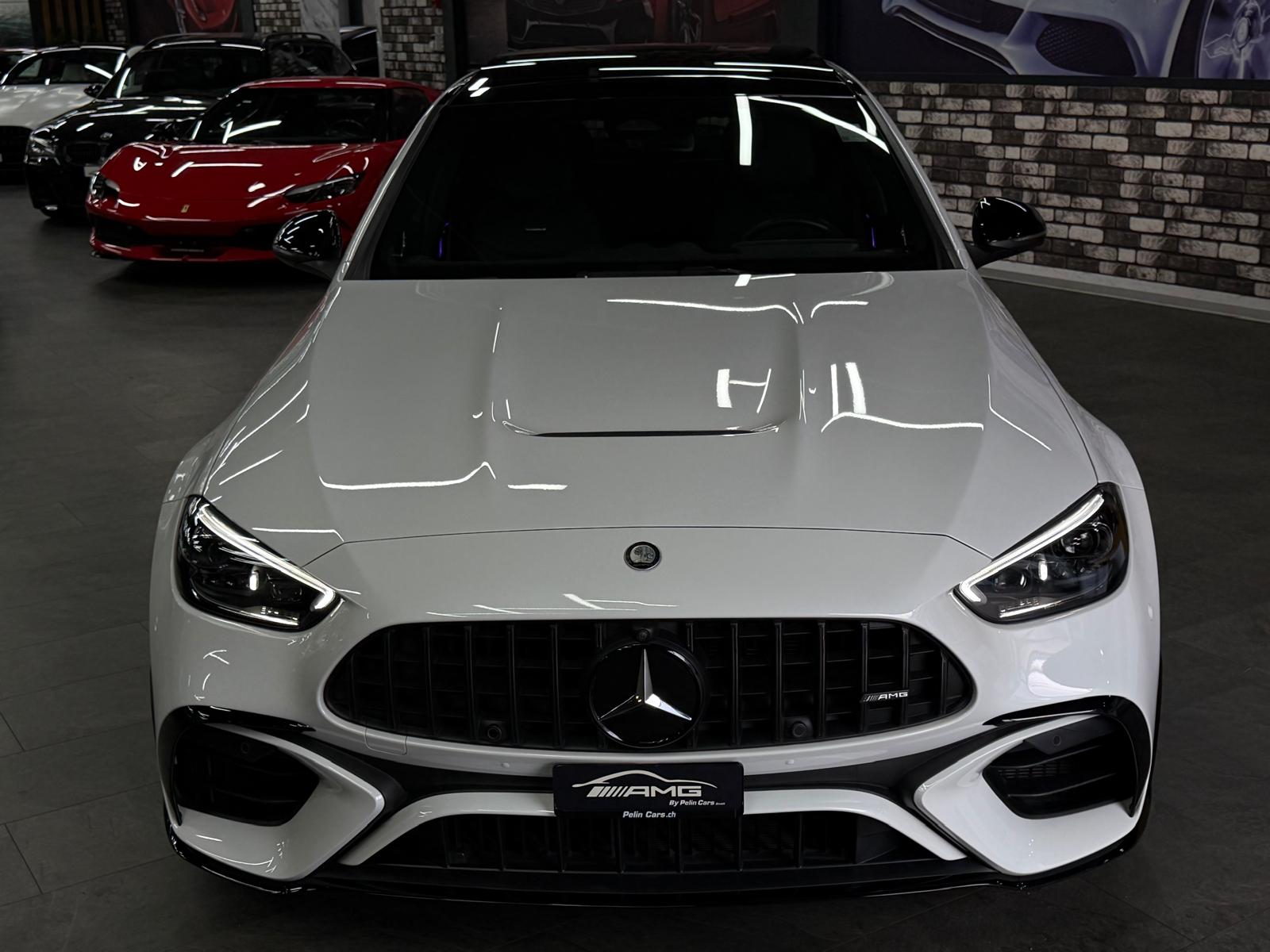 MERCEDES-BENZ C 63 S AMG E Limited White&Black Performance 680PS 4 Matic 5 Jahre Werksgarantie & Gratisservice-image-1