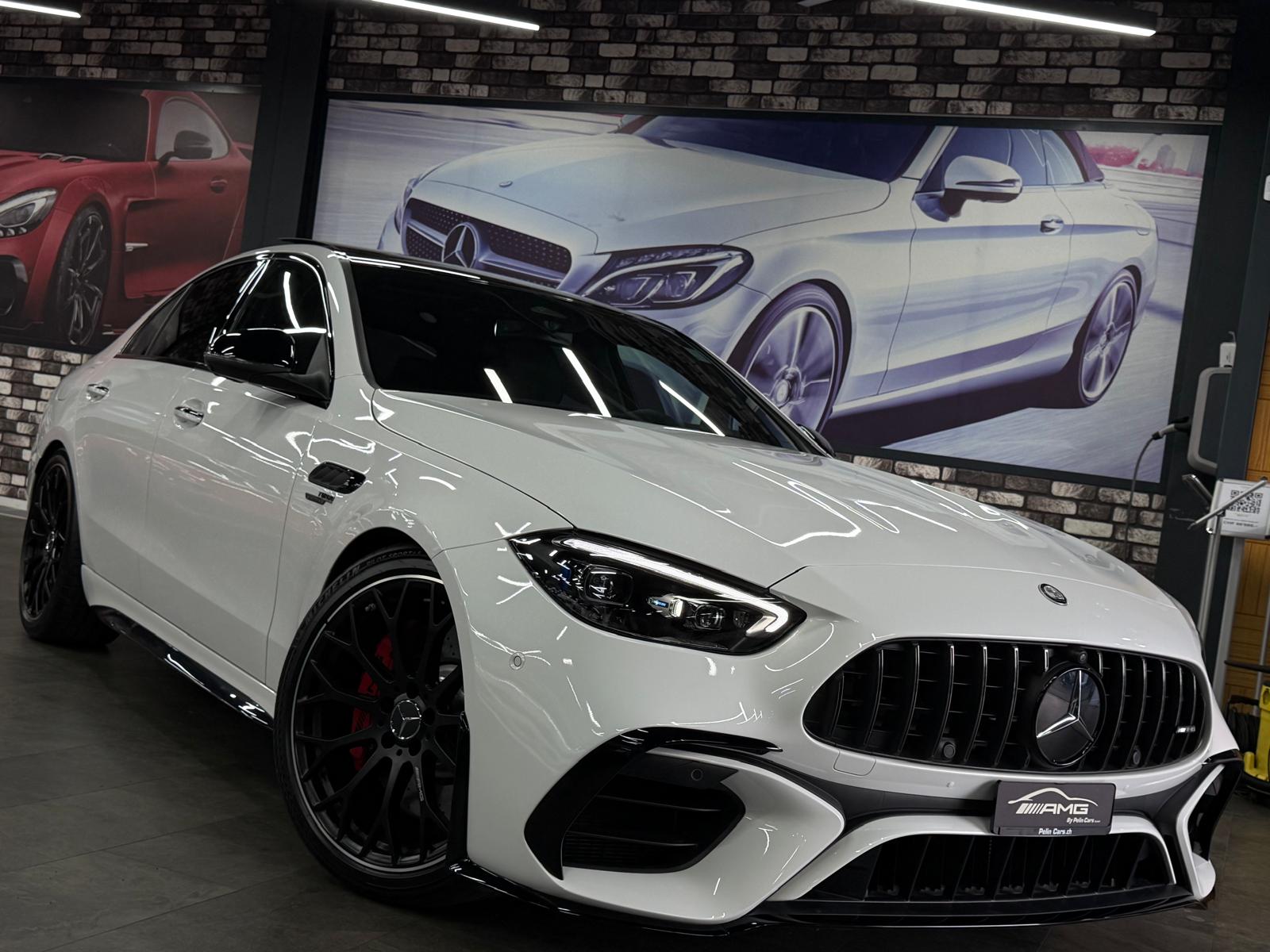 MERCEDES-BENZ C 63 S AMG E Limited White&Black Performance 680PS 4 Matic 5 Jahre Werksgarantie & Gratisservice-image-3