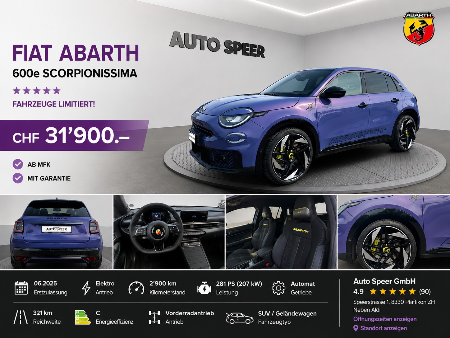 FIAT Abarth 600e Scorpionissima