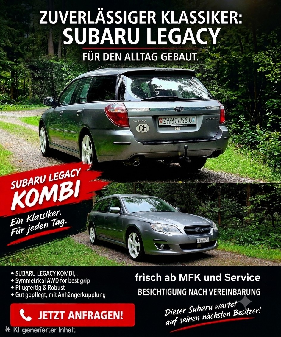 SUBARU Legacy 2.0R AWD Swiss-image-0