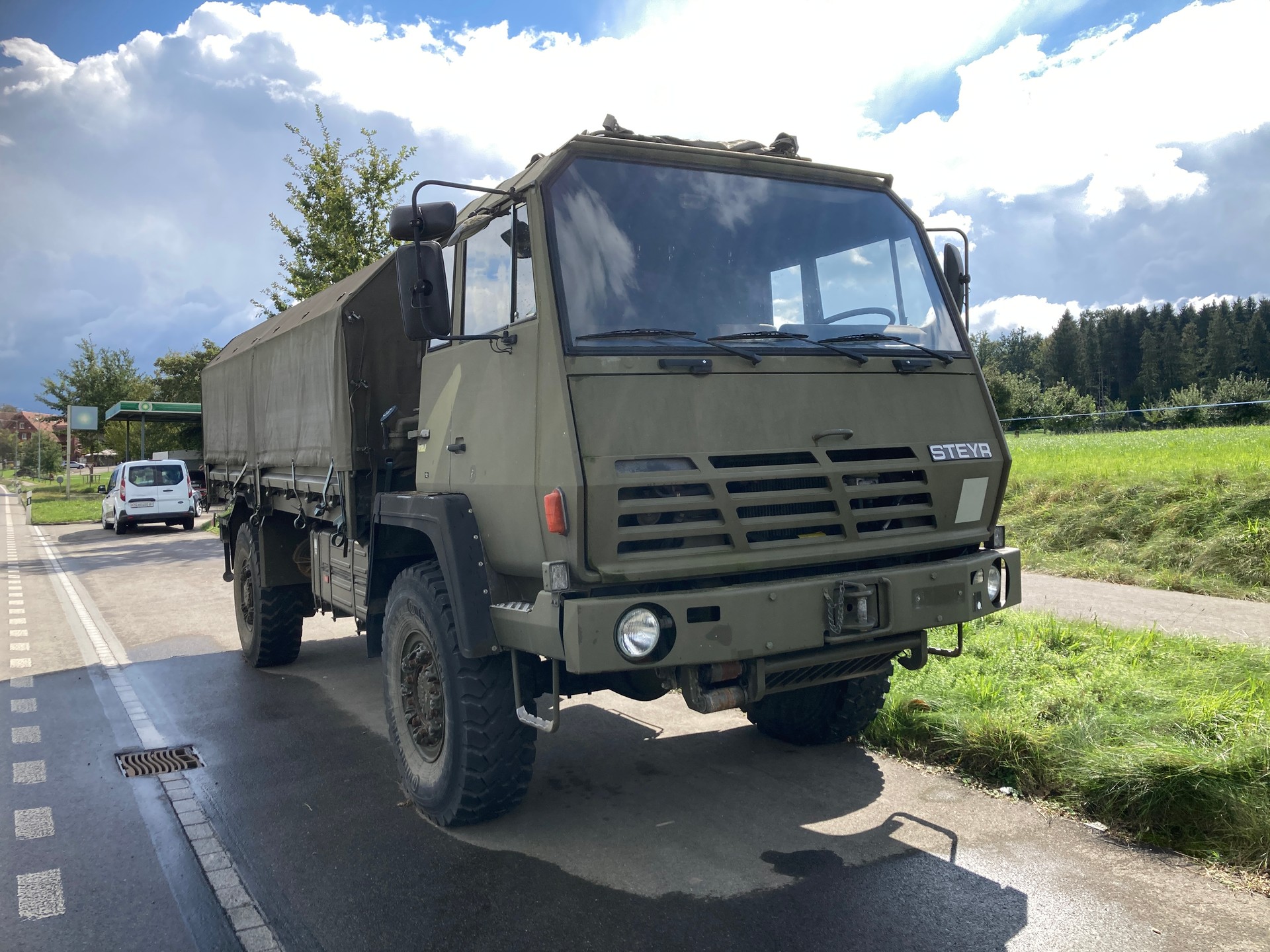 STEYR 1291 4x4 mit Seilwinde-image-3