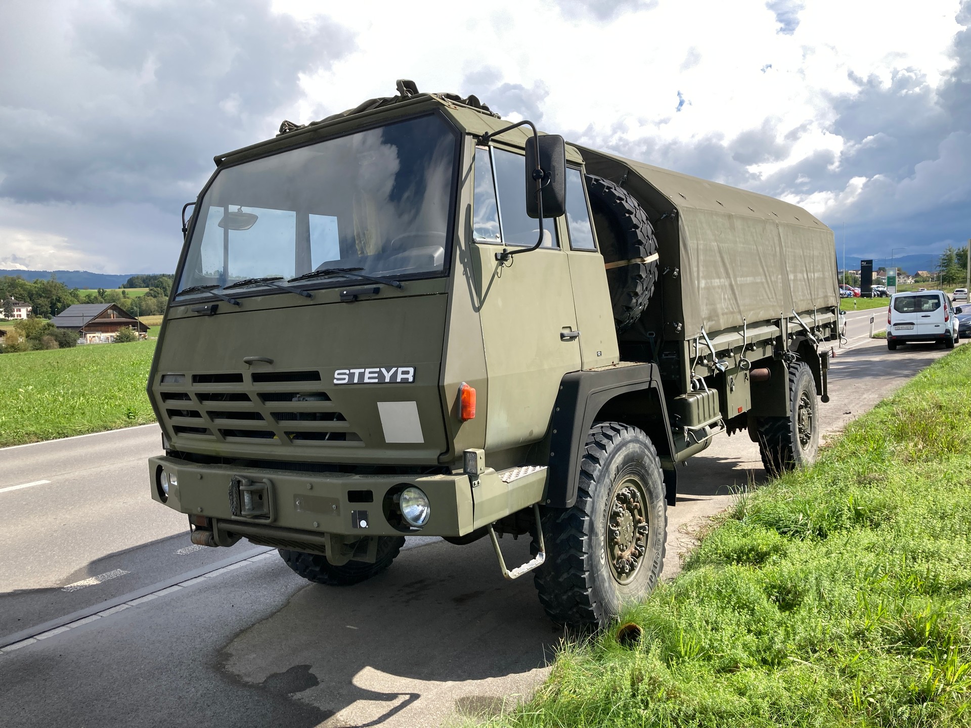 STEYR 1291 4x4 mit Seilwinde-image-0