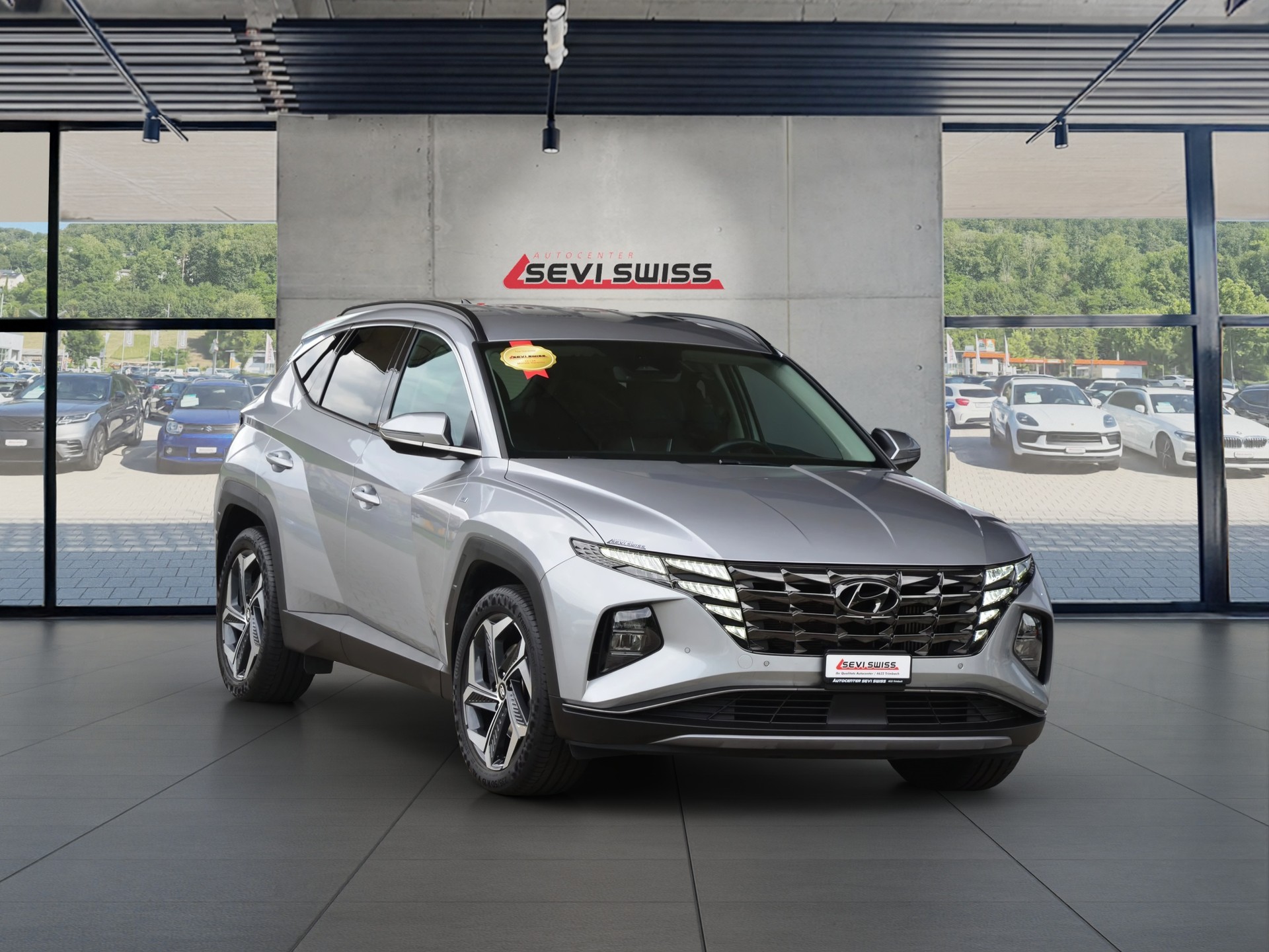 HYUNDAI Tucson 1.6 CRDI 48V Vertex 4WD DCT*Frisch ab MFK,Werksgarantie bis 07.2026*-image-0