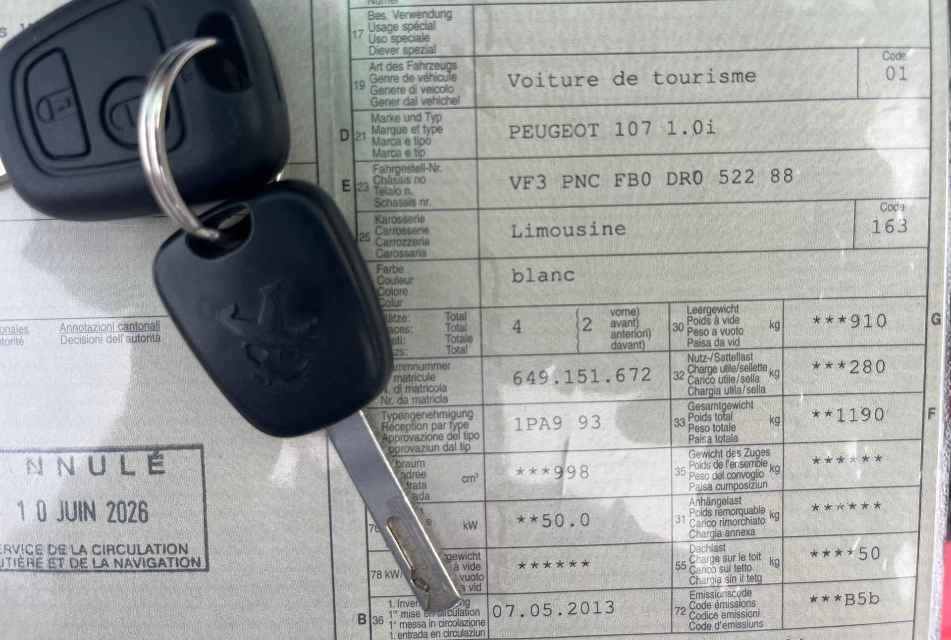 PEUGEOT 107 1.0 Swiss Edition BMP5-image-14