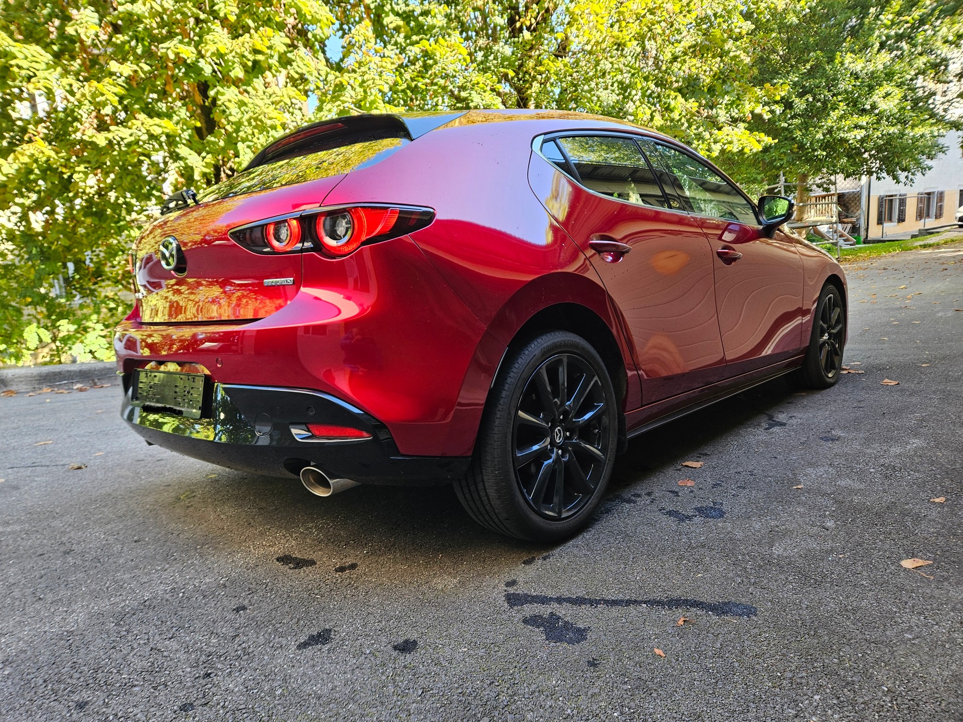 MAZDA 3 Hatchback SKYACTIV-X M Hybrid 186 Exclusive Line Automat HAGELSCHADEN DEGATS DE GRELE-image-0